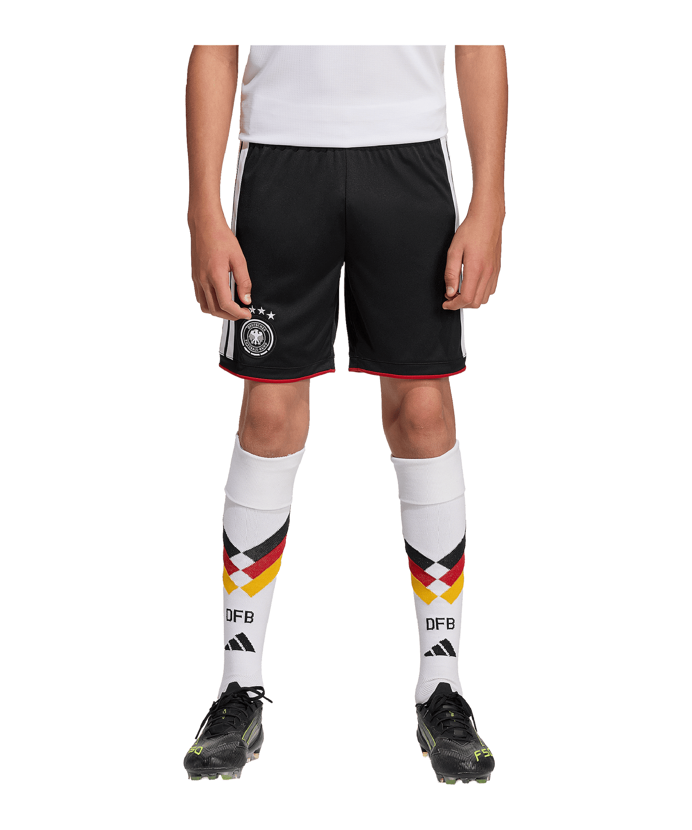 adidas DFB Deutschland Short Home WM 2026 Kids |  Schwarz - schwarz