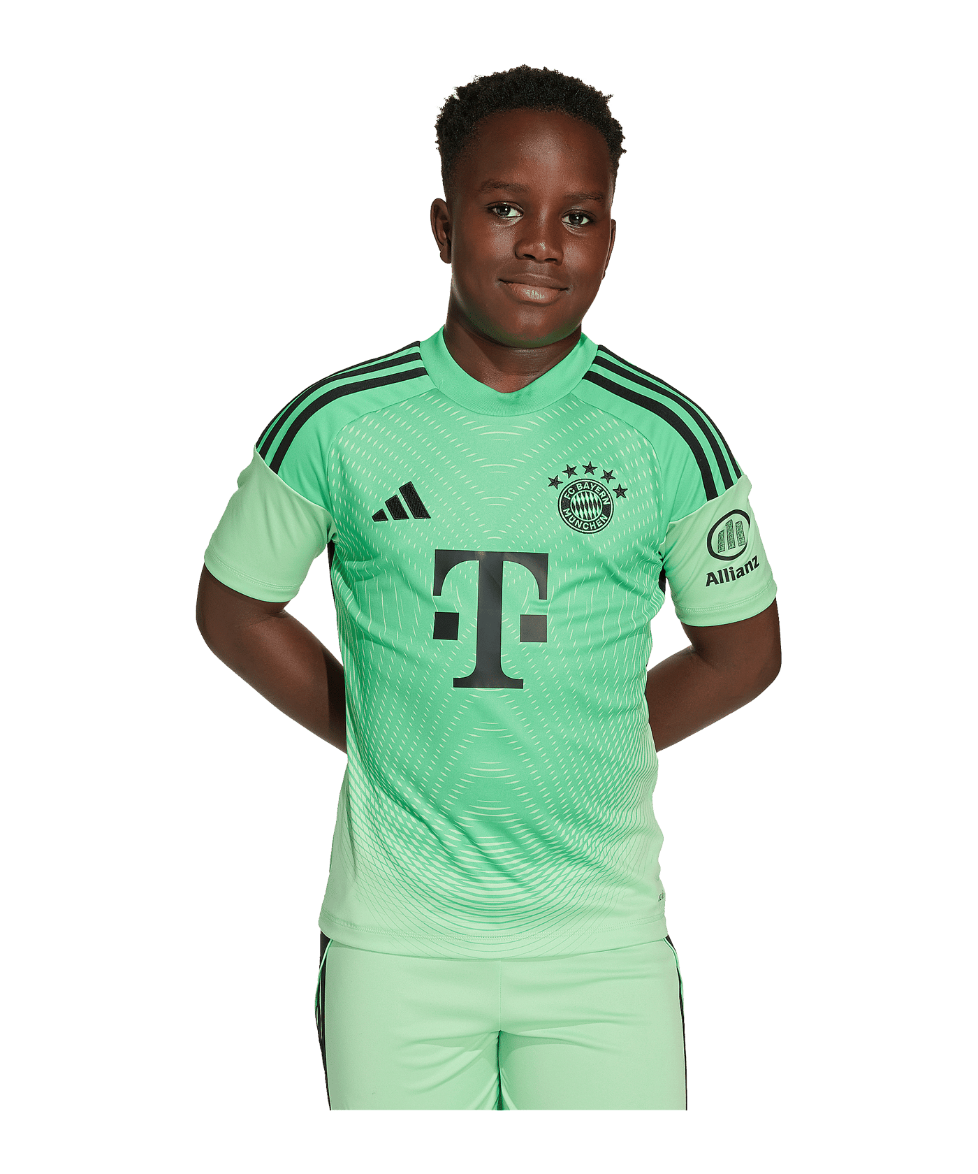 adidas FC Bayern München Torwarttrikot 2025/2026 Kids Grün - gruen