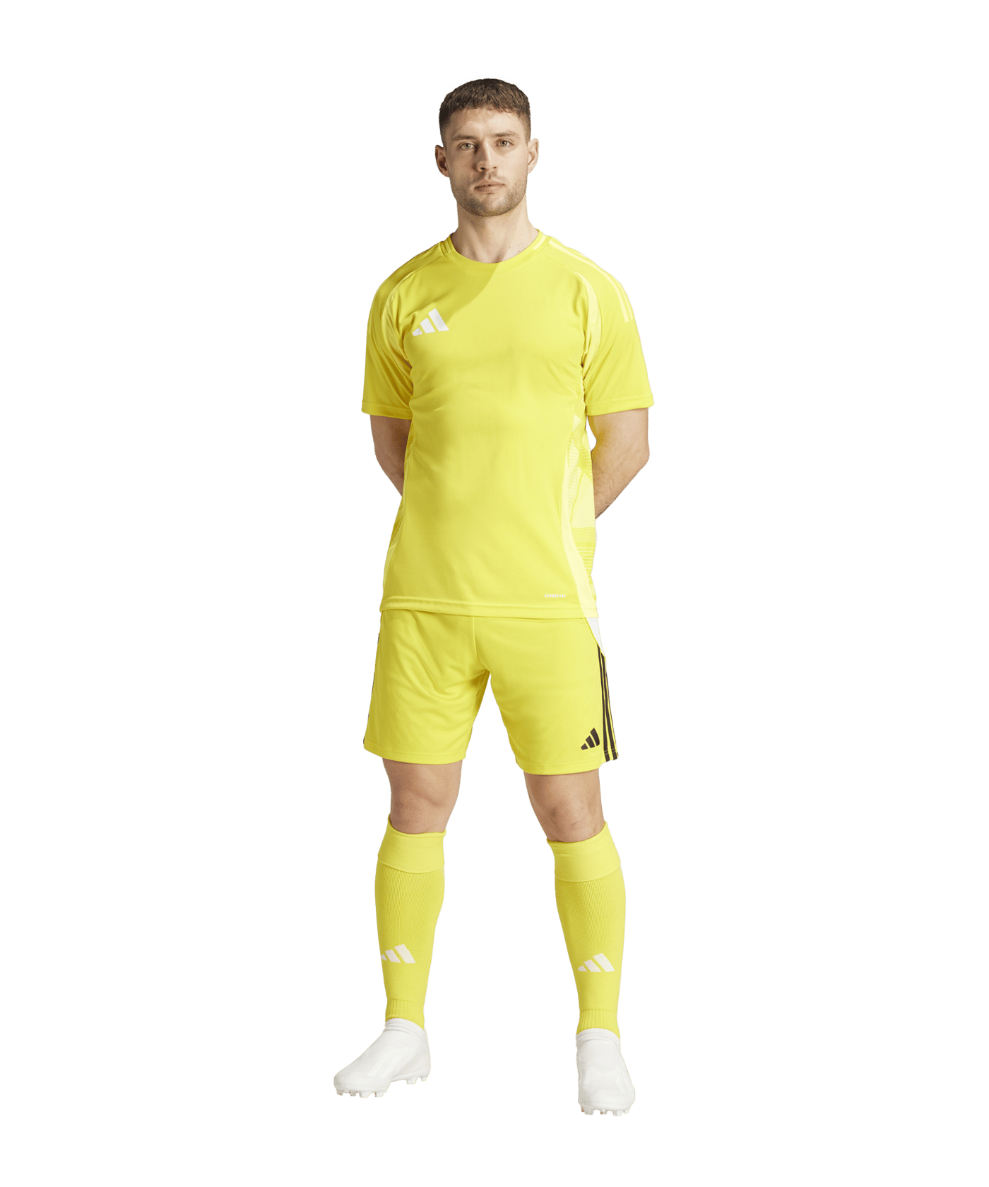 adidas Tiro 24 Short Gelb Weiss - gelb