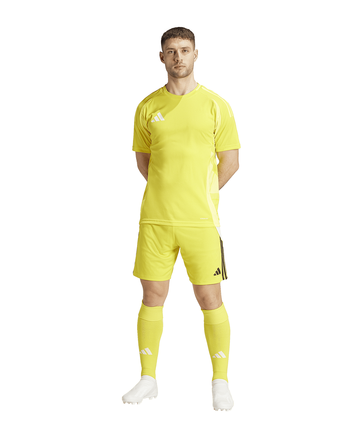 adidas Tiro 24 Short Gelb Weiss - gelb