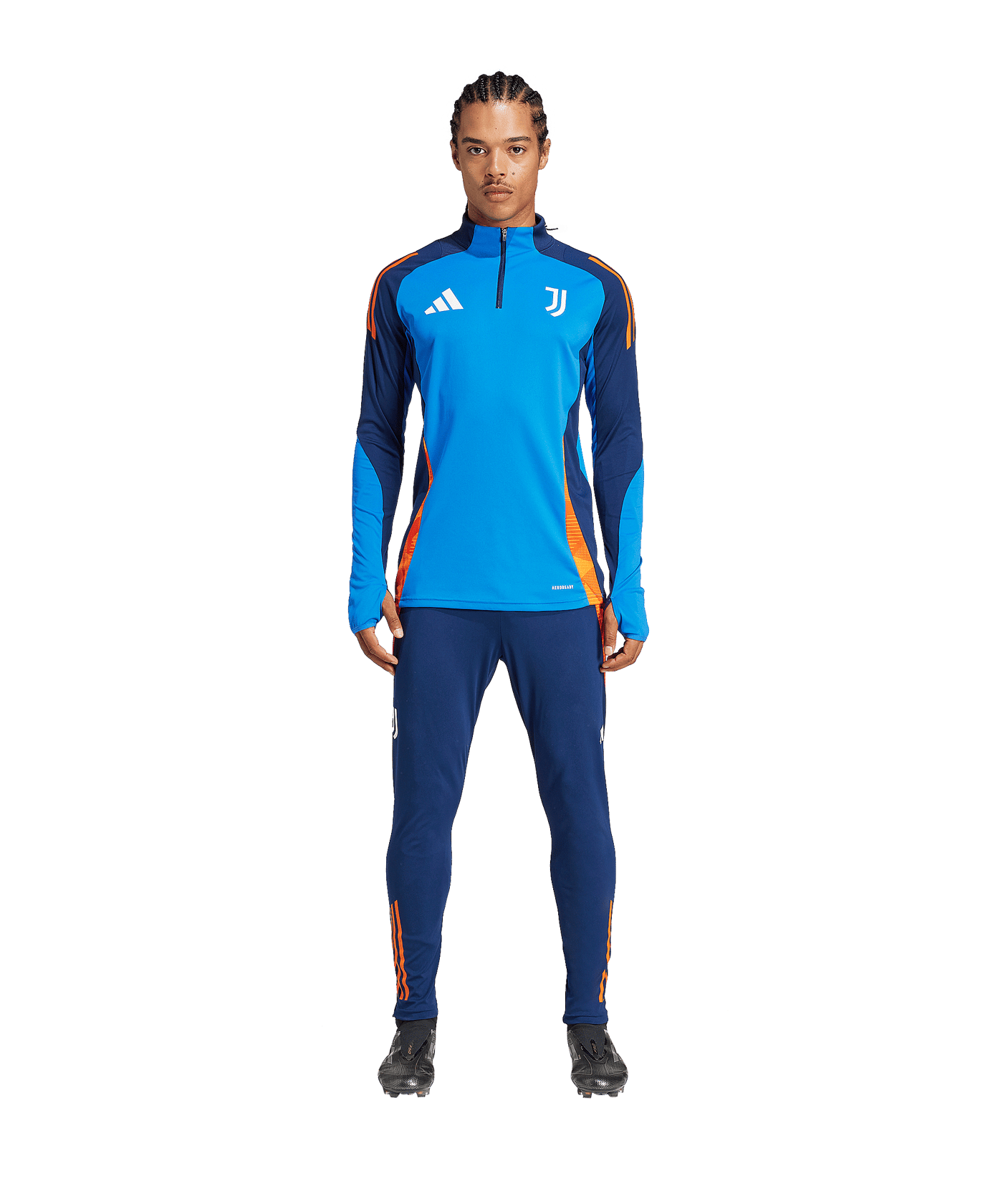 adidas Juventus Tiro 24 Competition HalfZip Blau - blau