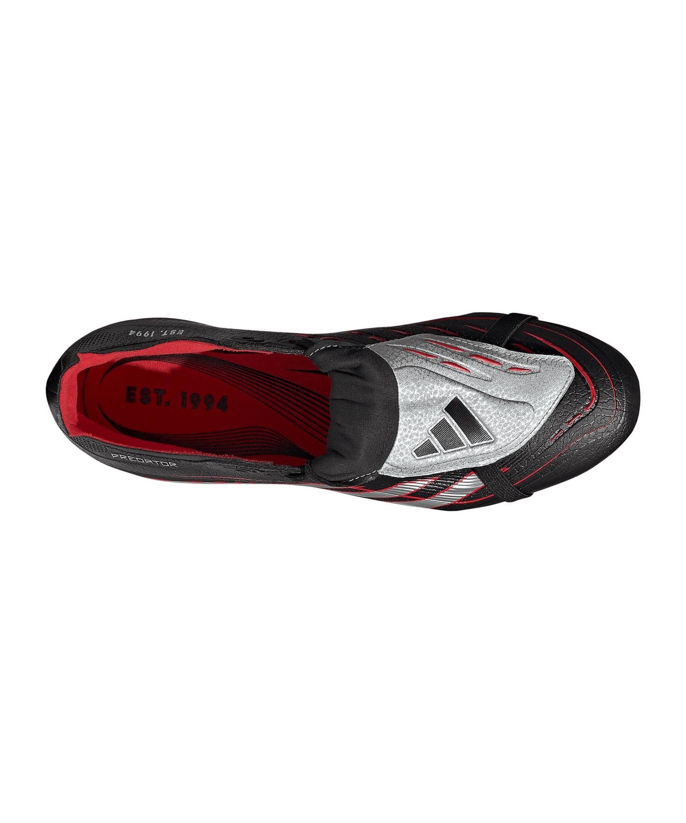 adidas Predator League FT FG/MG Obsidian Strike Schwarz - schwarz