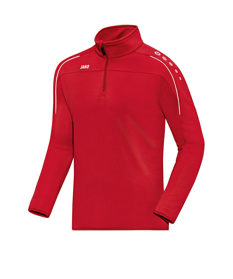 JAKO Classico Ziptop Rot Weiss F01 - rot