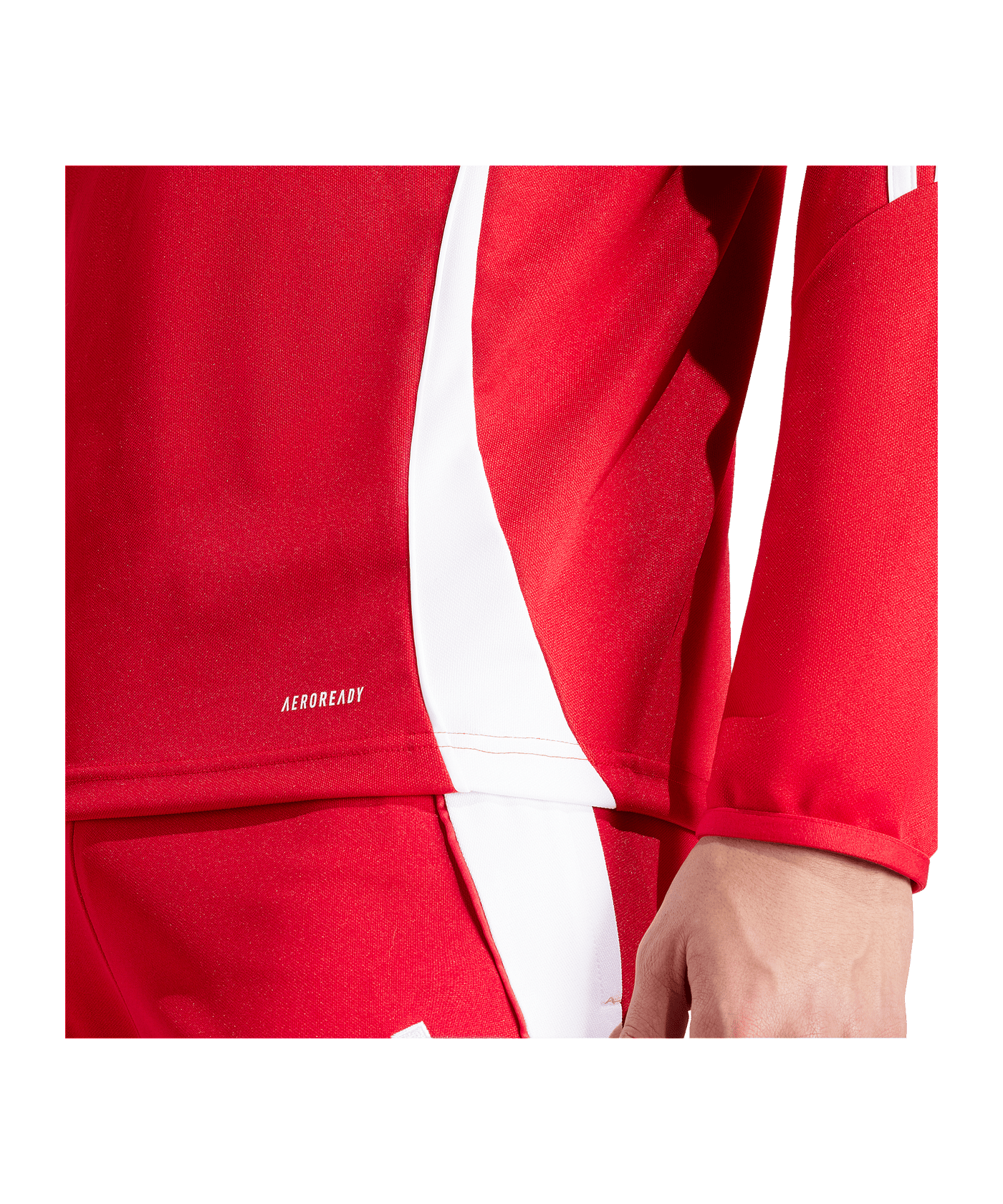 adidas Tiro 24 Trainingstop Rot Weiss - rot