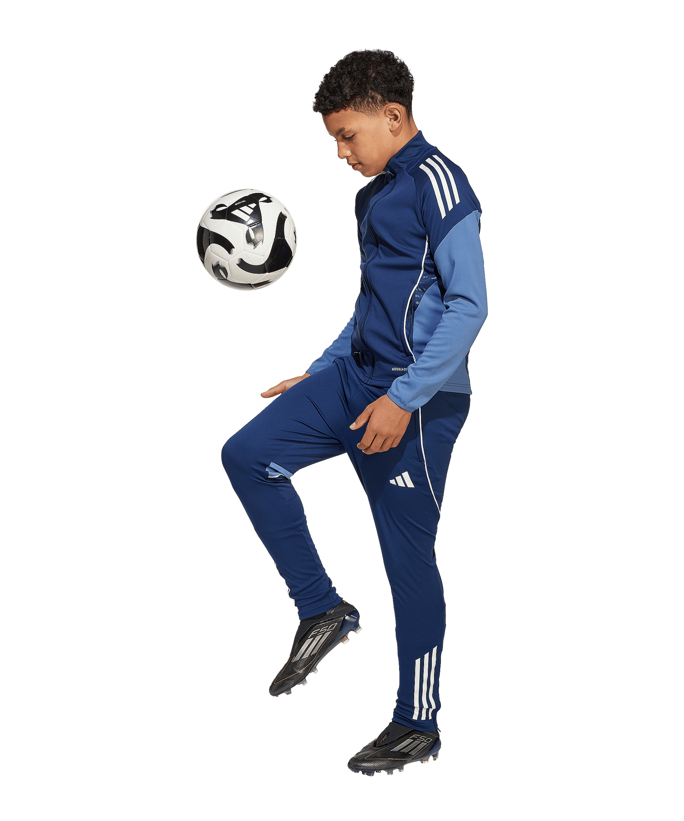 adidas Tiro 25 Competition Trainingsjacke Kids | Blau - blau