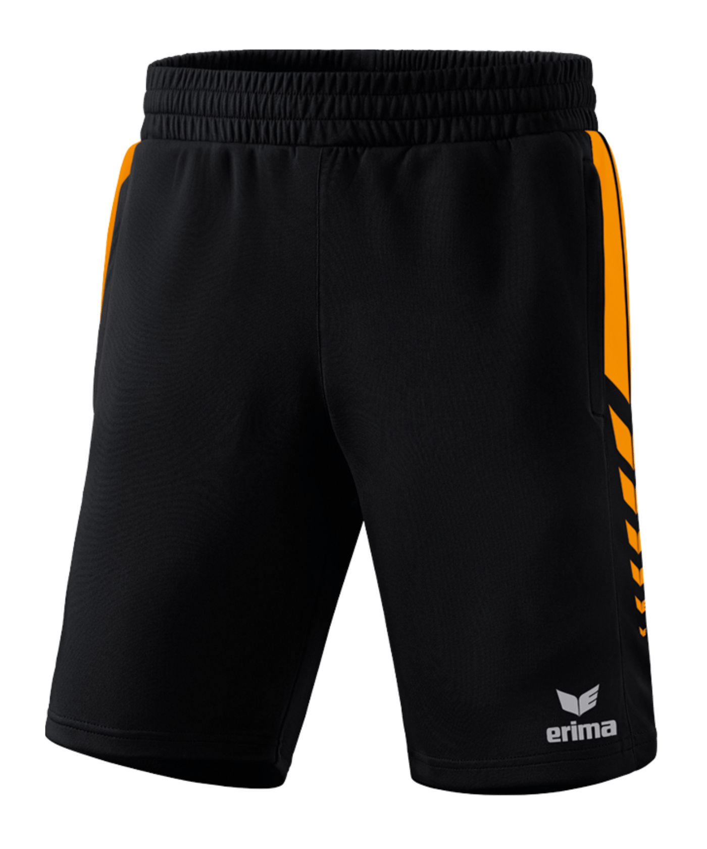 Erima SIX WINGS Short Schwarz Orange - schwarz