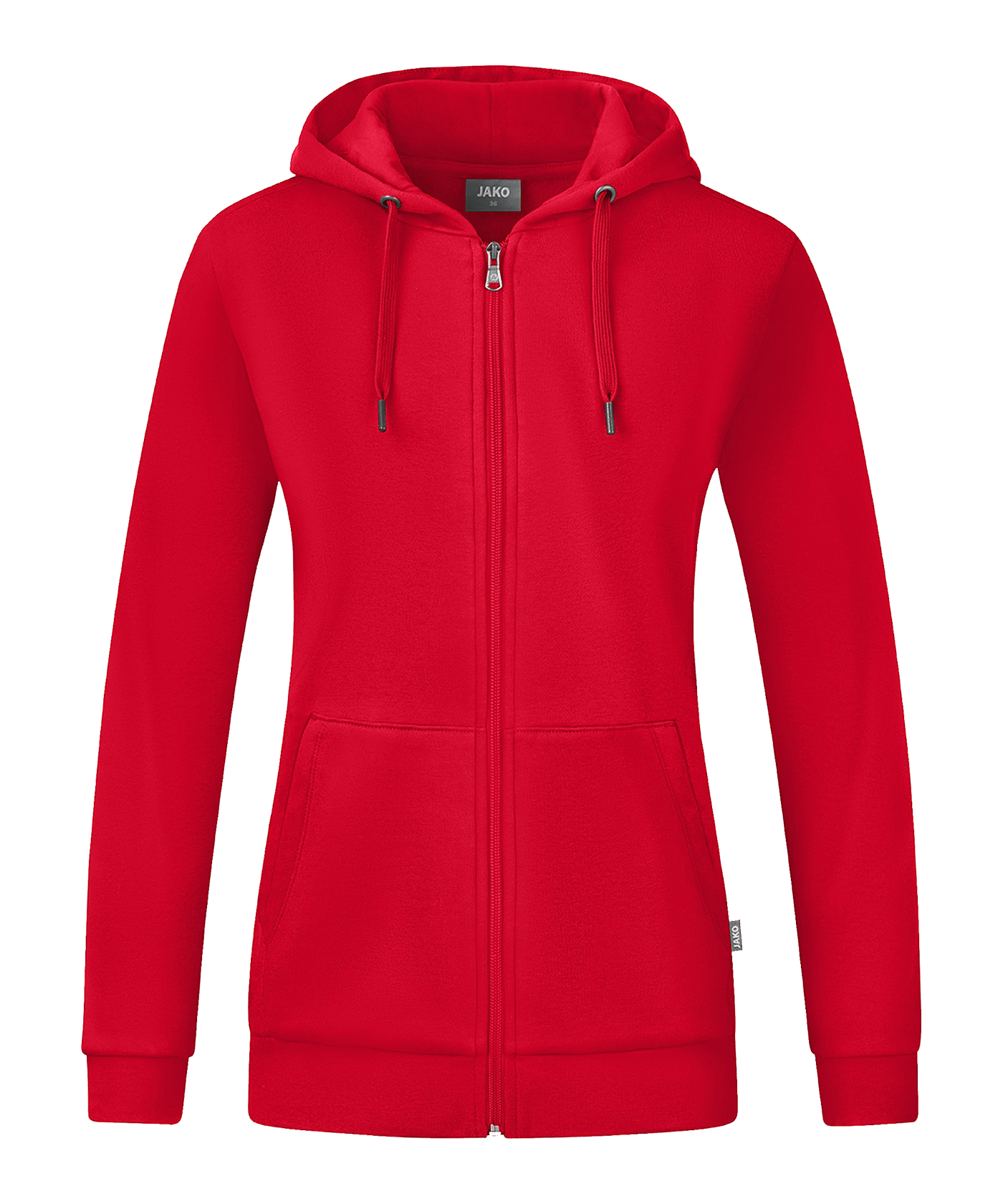 Jako Organic Kapuzenjacke Damen Rot F100 - rot