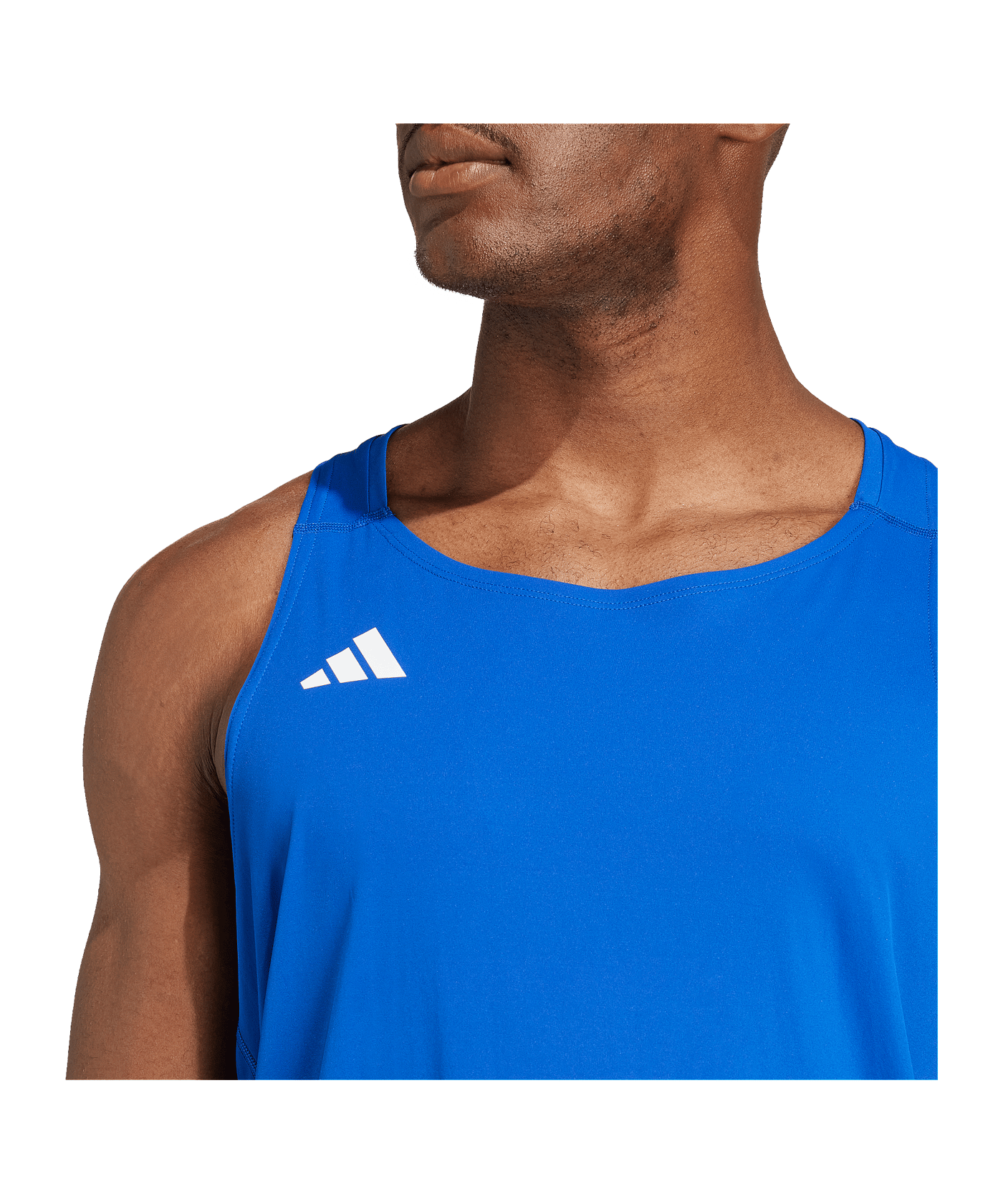 adidas Adizero Singlet Tanktop Blau 
