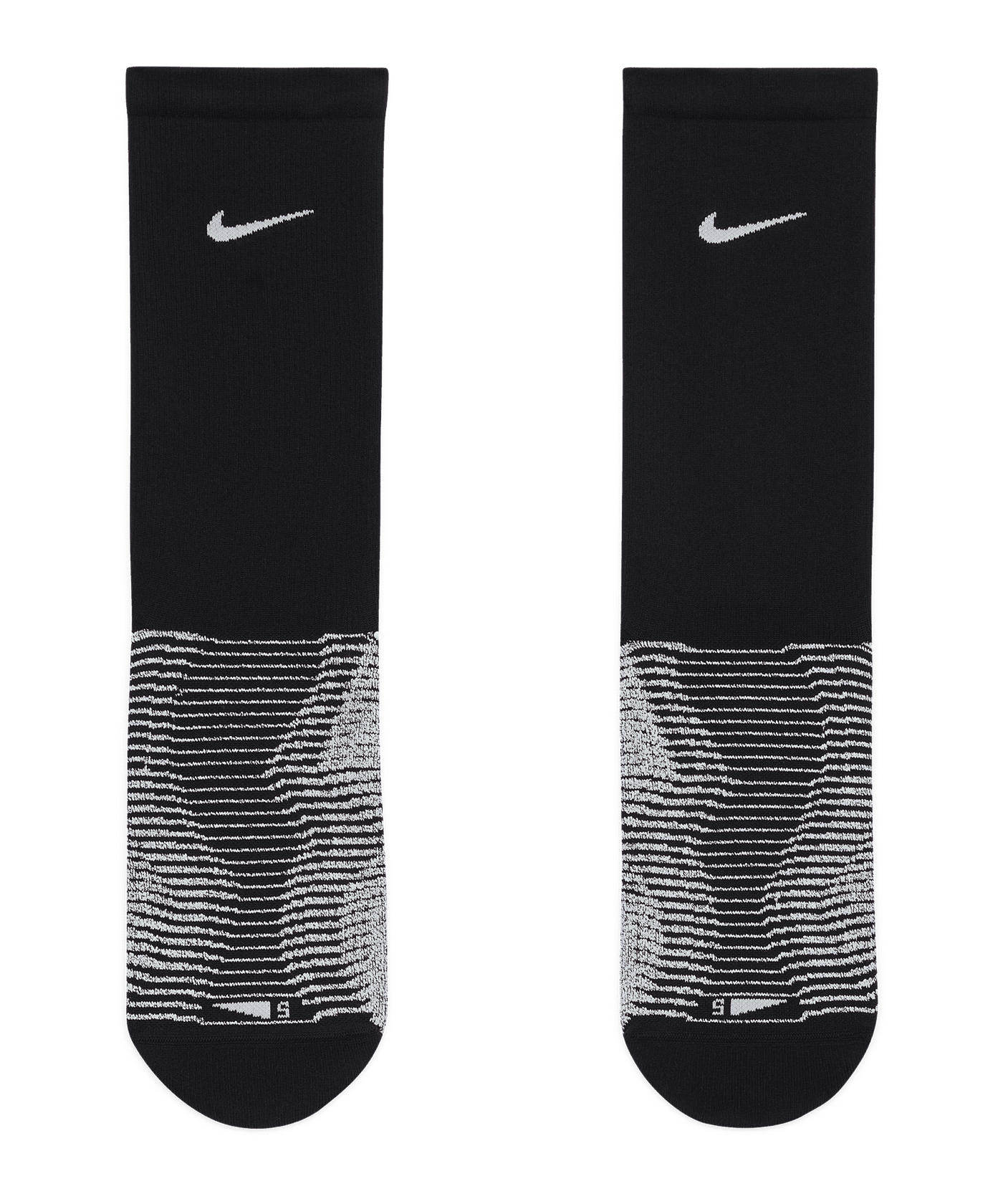 Nike Vapor Grip Crew Socken Schwarz Weiss F010 - schwarz