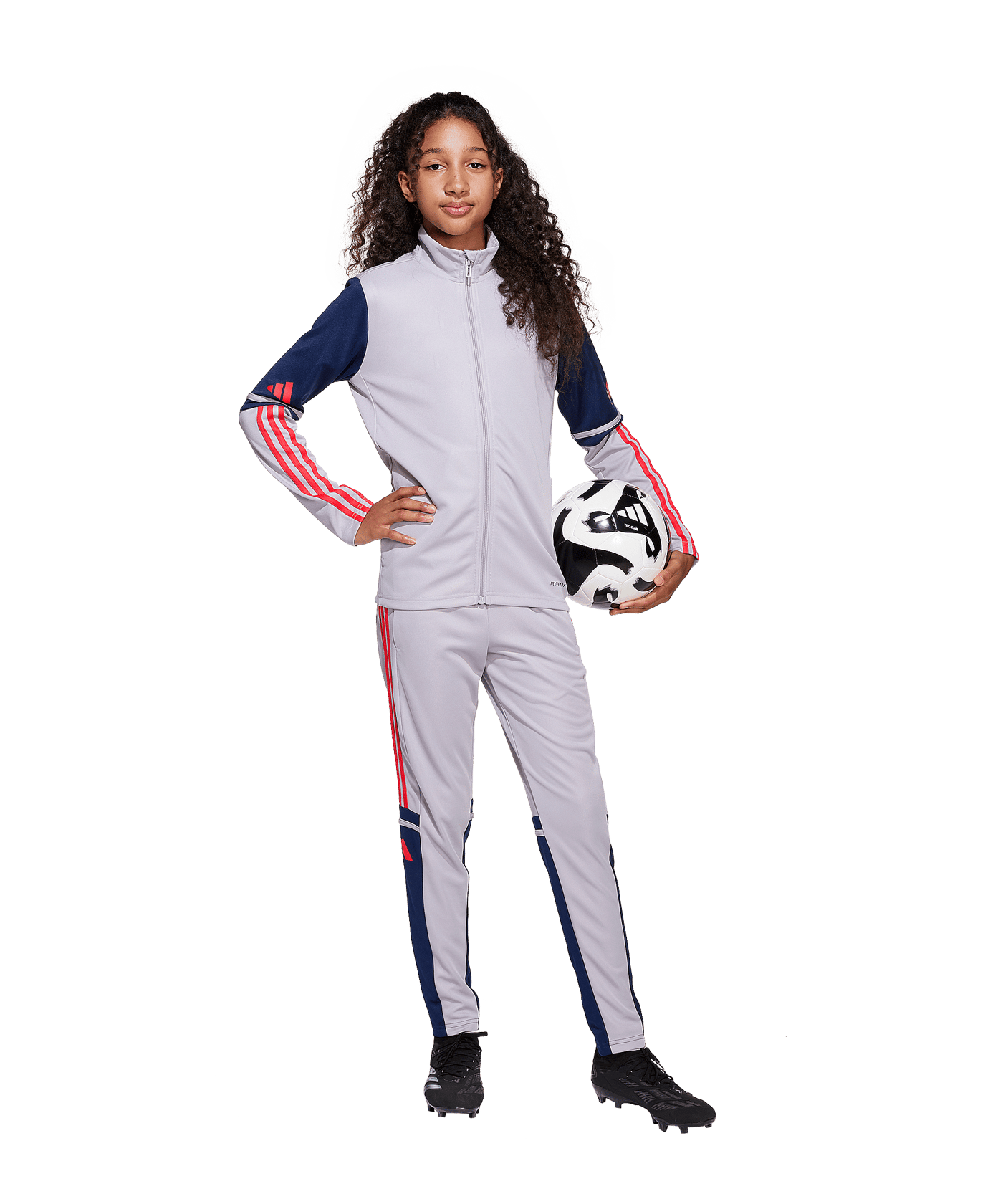 adidas Squadra 25 Trainingsjacke Kids Grau - grau