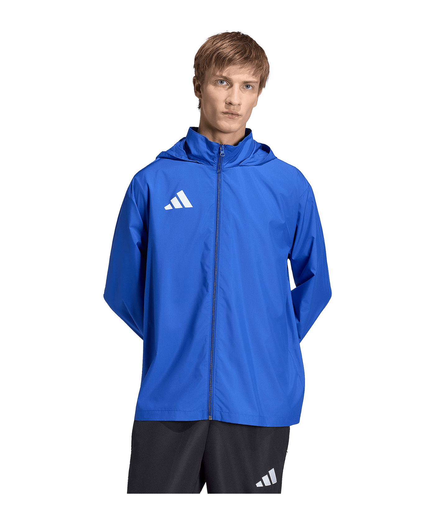 adidas Entrada 26 Regenjacke Blau - blau