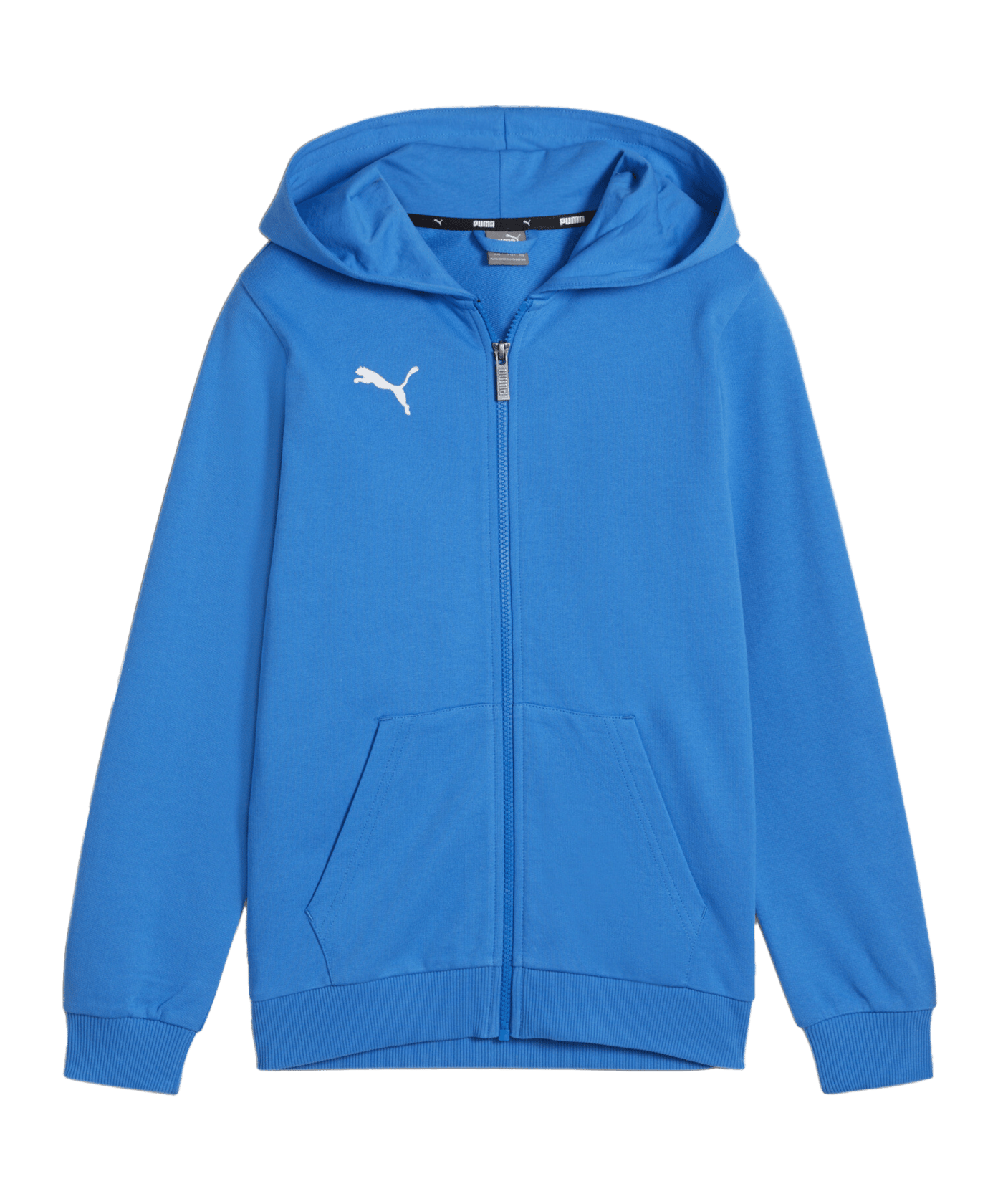 PUMA teamGOAL Casuals Kapuzenjacke Kids Blau F02 - blau