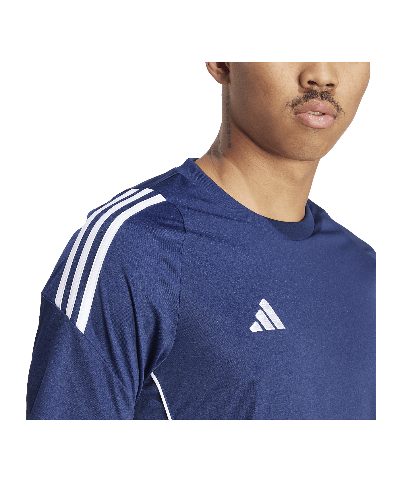 adidas Tiro 24 Trikot Dunkelblau Weiss - blau