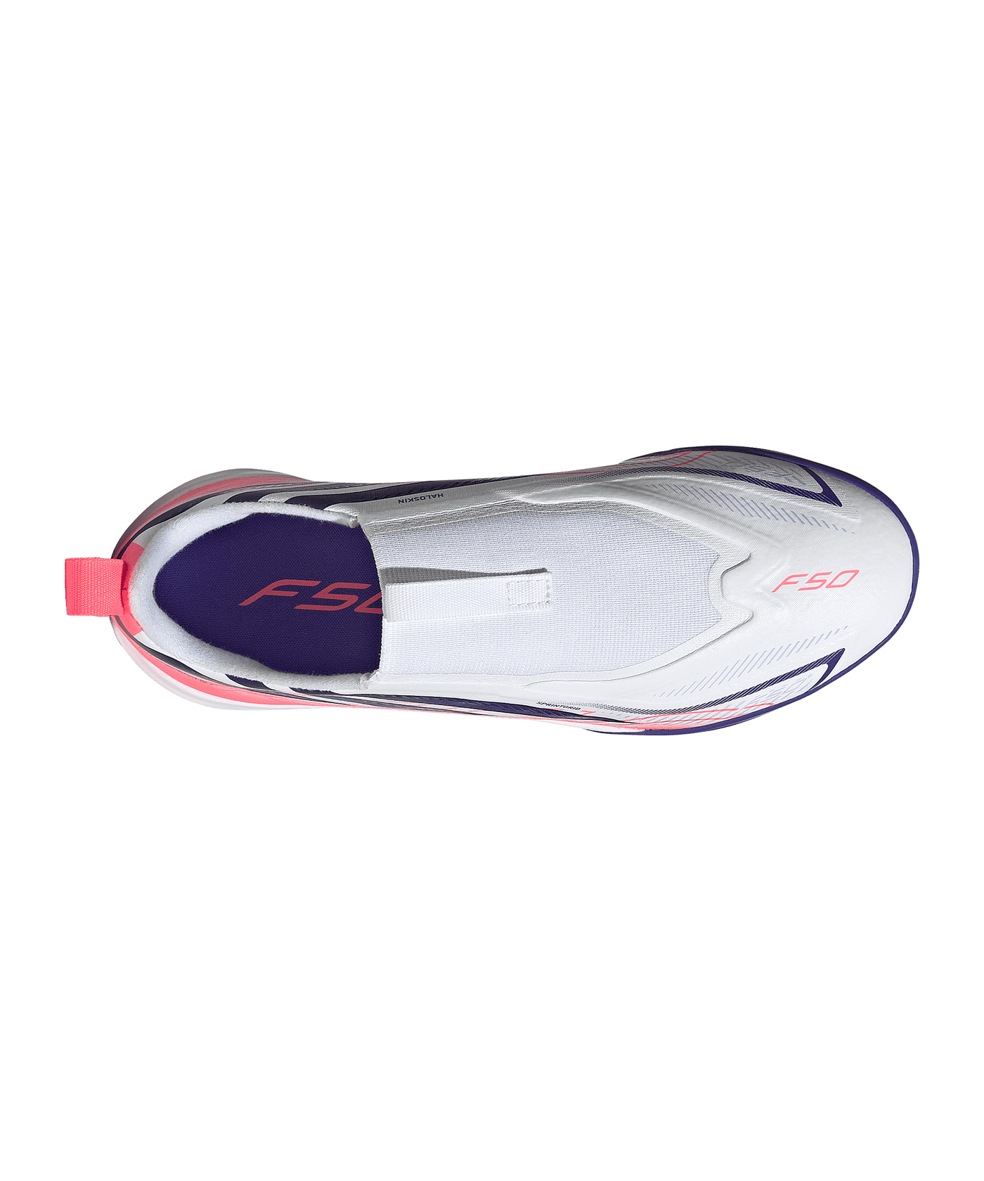 adidas F50 Hyperfast League Laceless TF Kinder Weiß - weiss