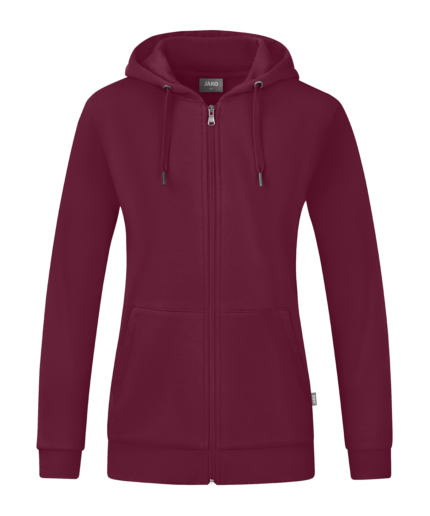 Jako Organic Kapuzenjacke Damen Braun F130 - braun