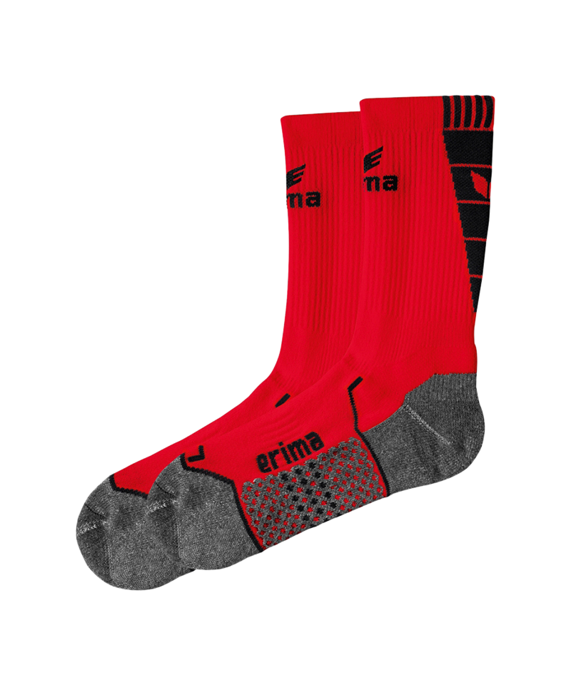 Erima Short Socks Trainingssocken Rot Schwarz - rot