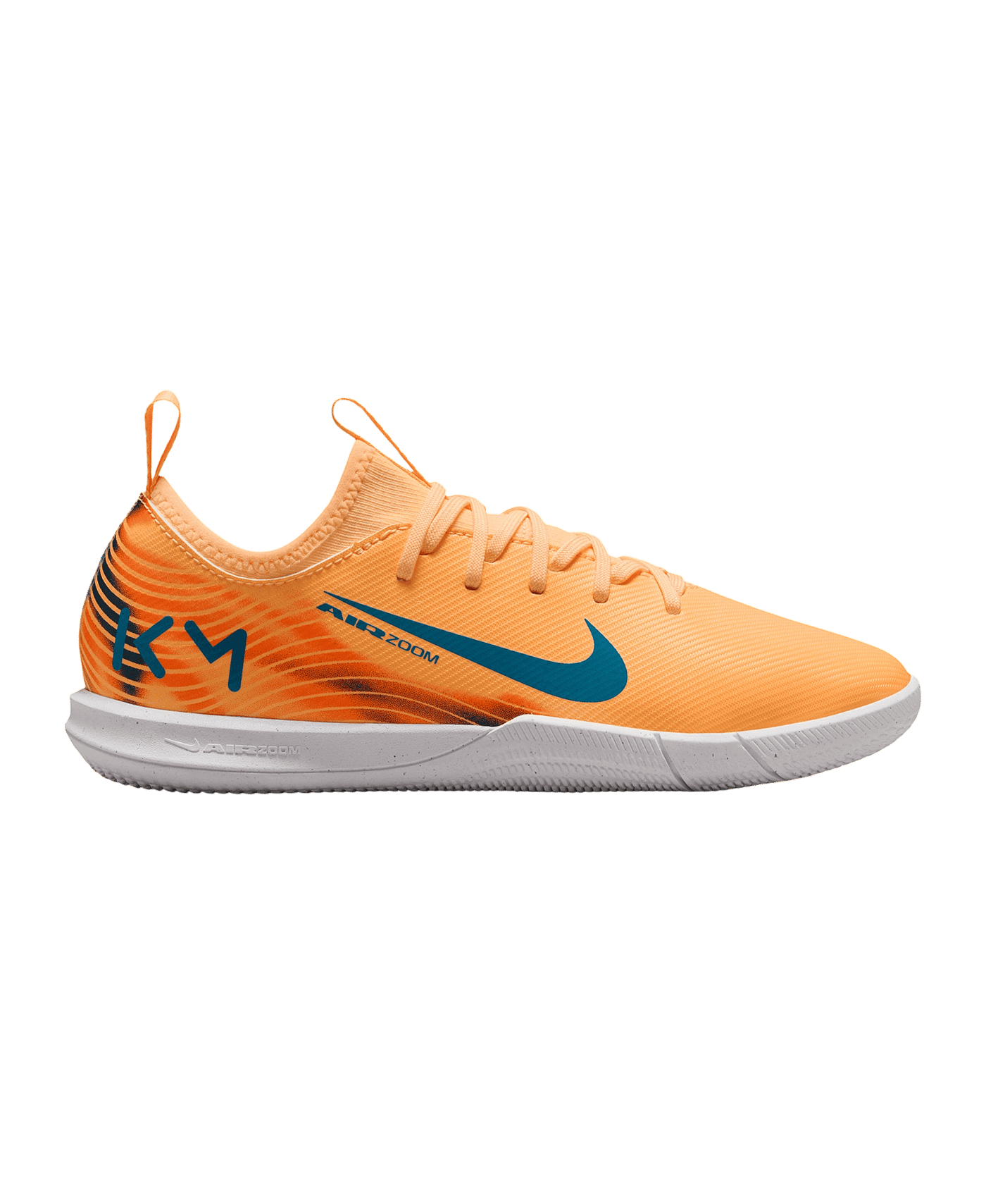 Nike Jr Air Zoom Mercurial Vapor XVI Academy IN Kylian Mbappe Signature Kids Orange F801 - orange