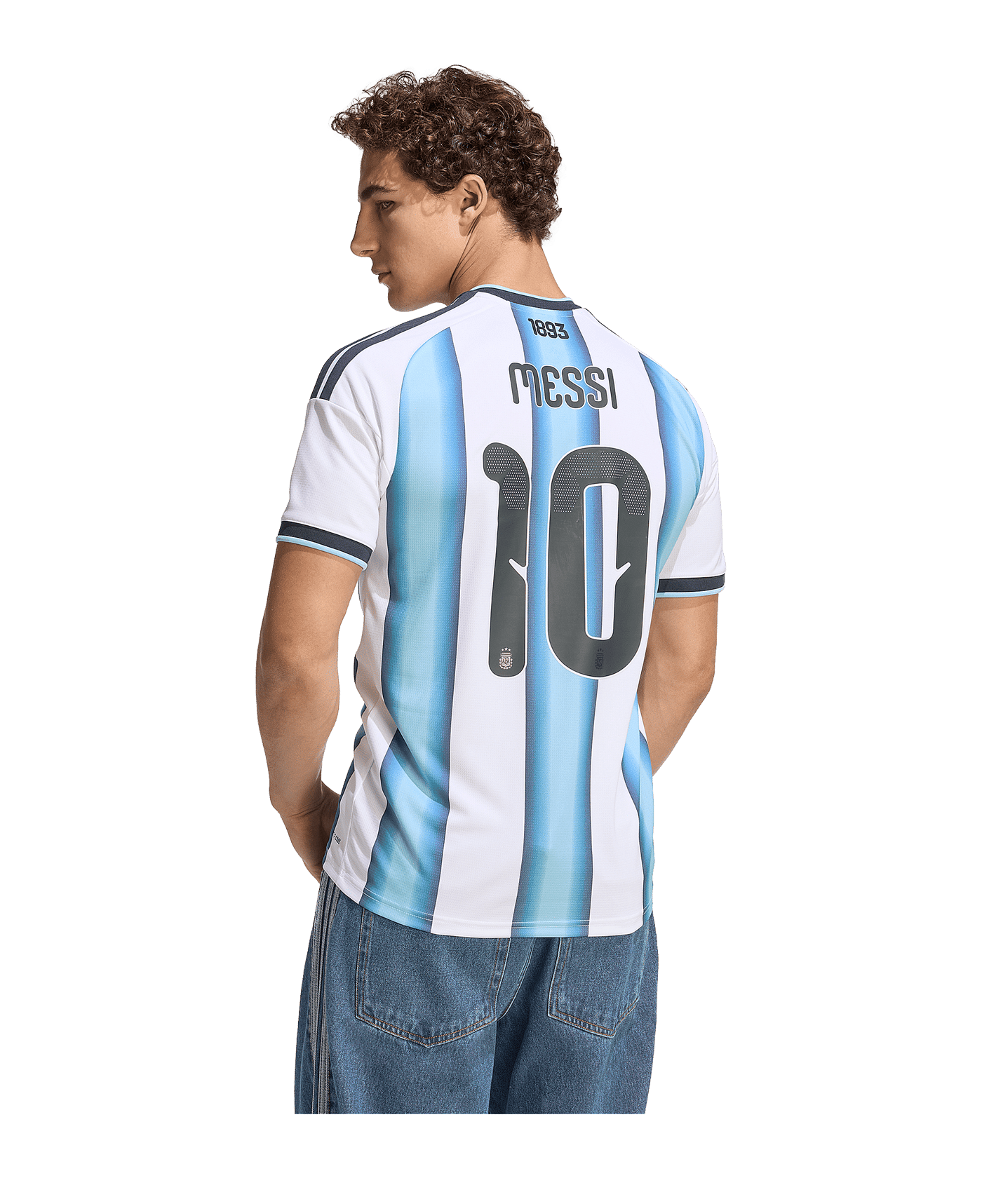 adidas Argentinien Messi Trikot Home WM 2026 Weiß | - weiss