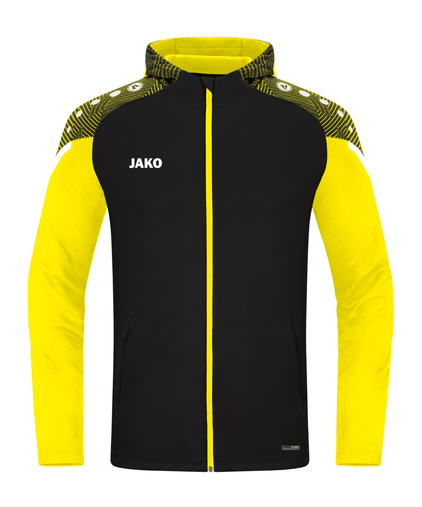 JAKO Performance Kapuzenjacke Schwarz F808 - schwarz