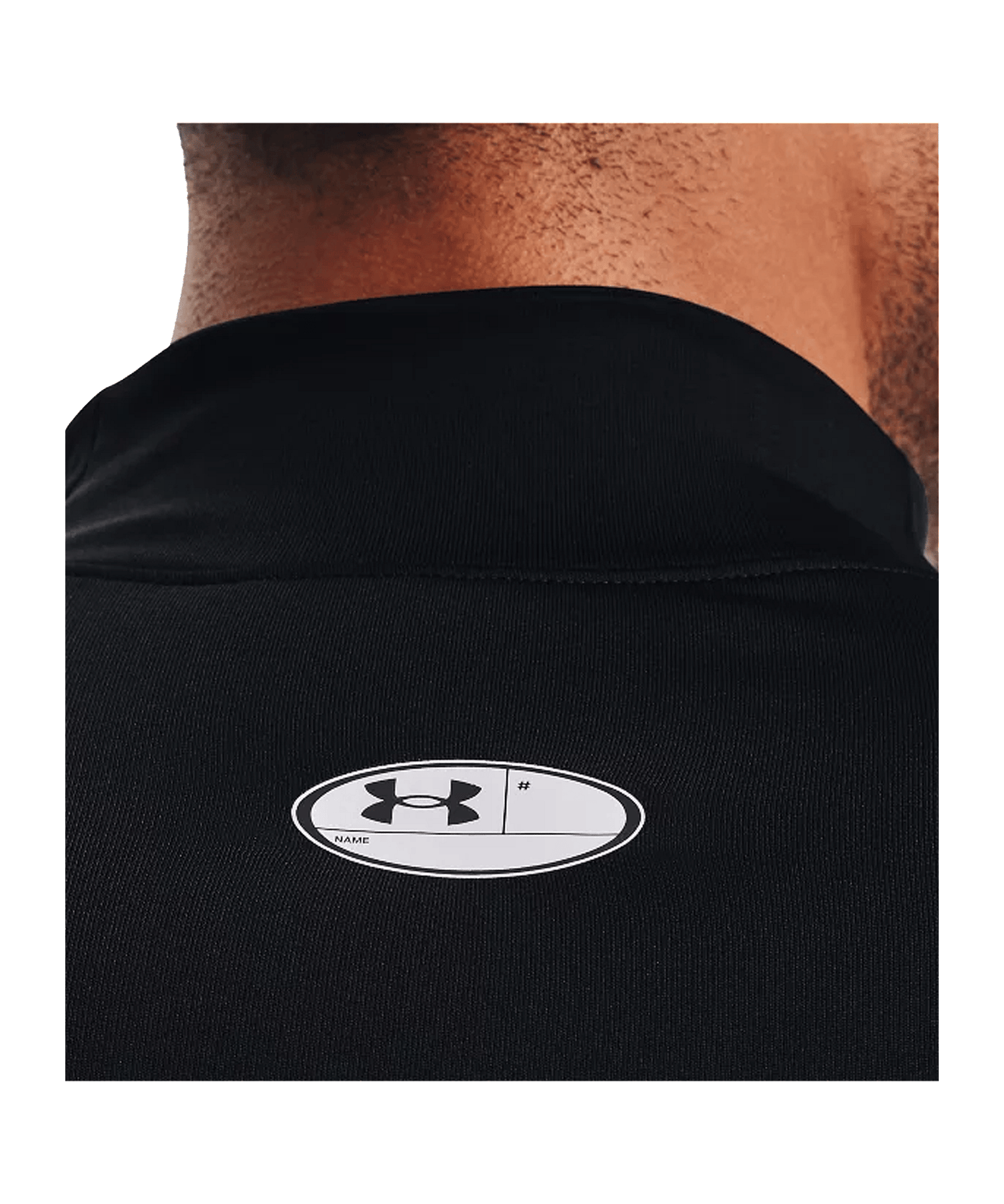 Under Armour ColdGear Fitted Mock langarm F001 - schwarz