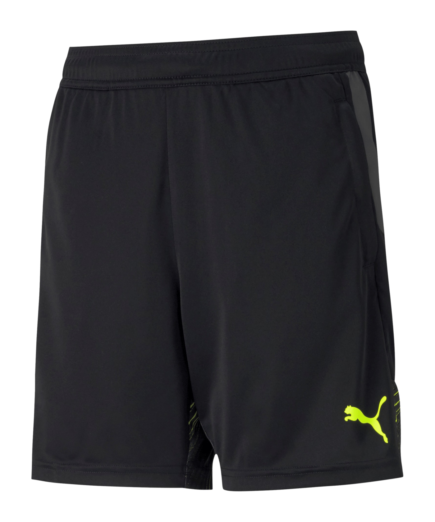 PUMA individualCUP Short Kids Schwarz Gelb F40 - schwarz