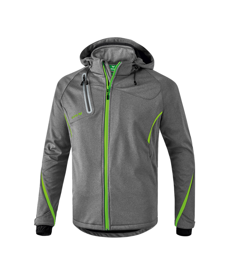 Erima Softshell Jacke Active Wear Function Grau - grau