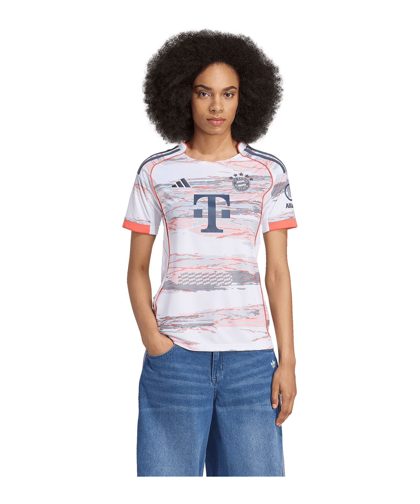 adidas FC Bayern München Trikot Away 2025/2026 Damen Weiß - weiss