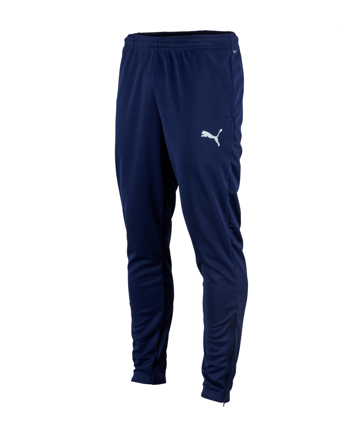 PUMA teamRISE Poly Trainingshose Blau Weiss F06 - blau