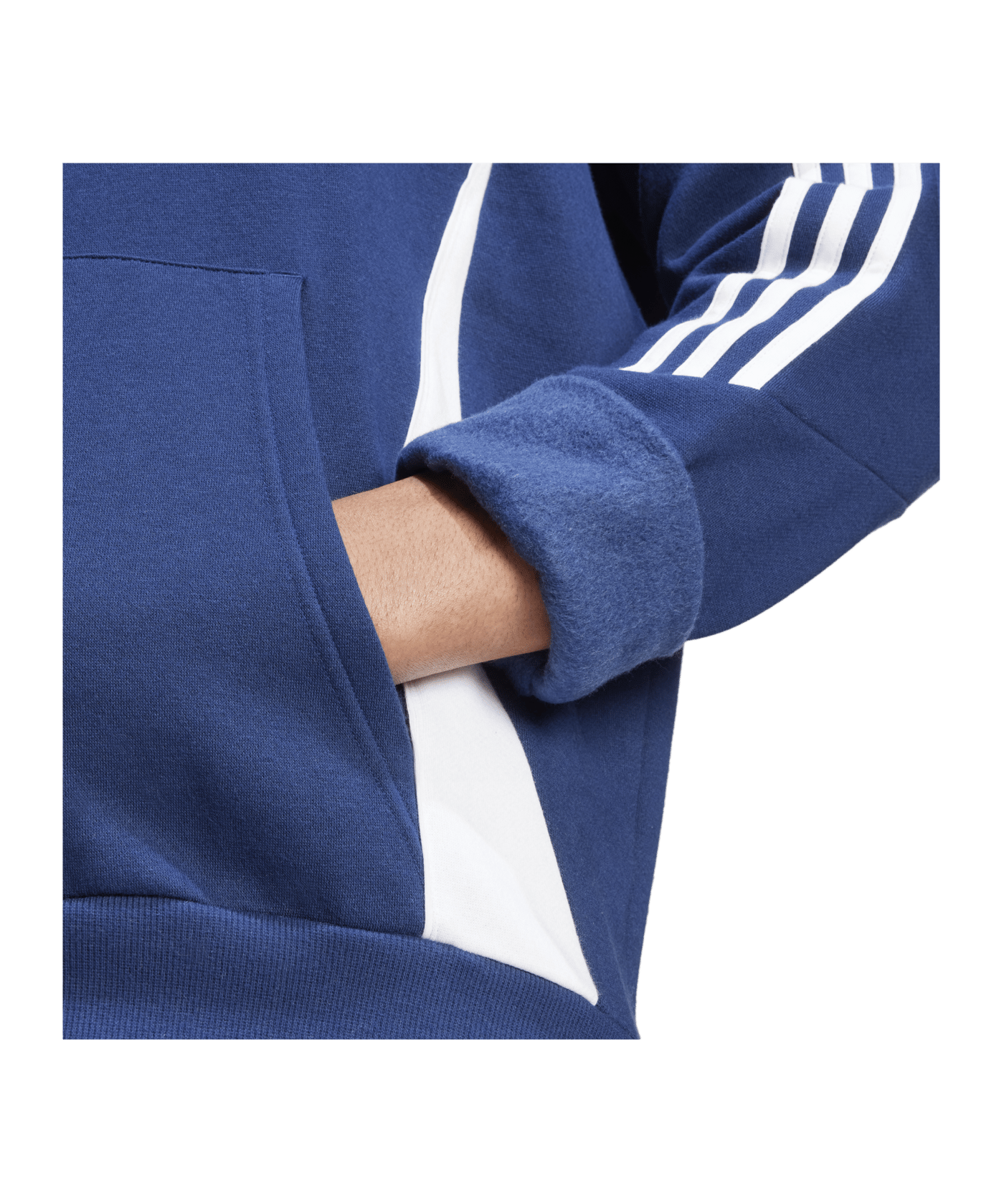 adidas Tiro 24 Hoody Blau Weiss | - blau