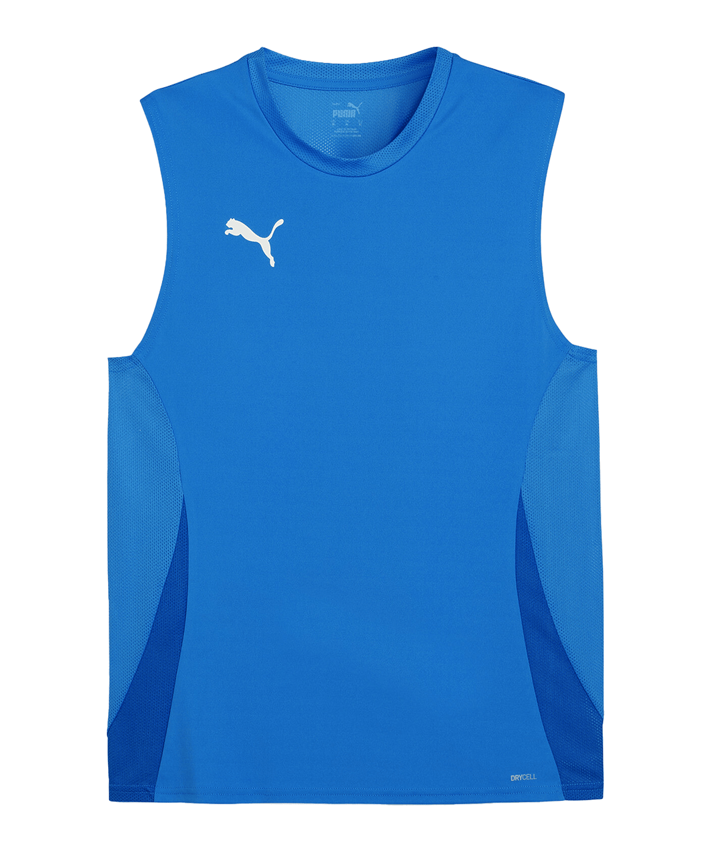 PUMA teamGOAL Tanktop Blau Weiss F02 - blau