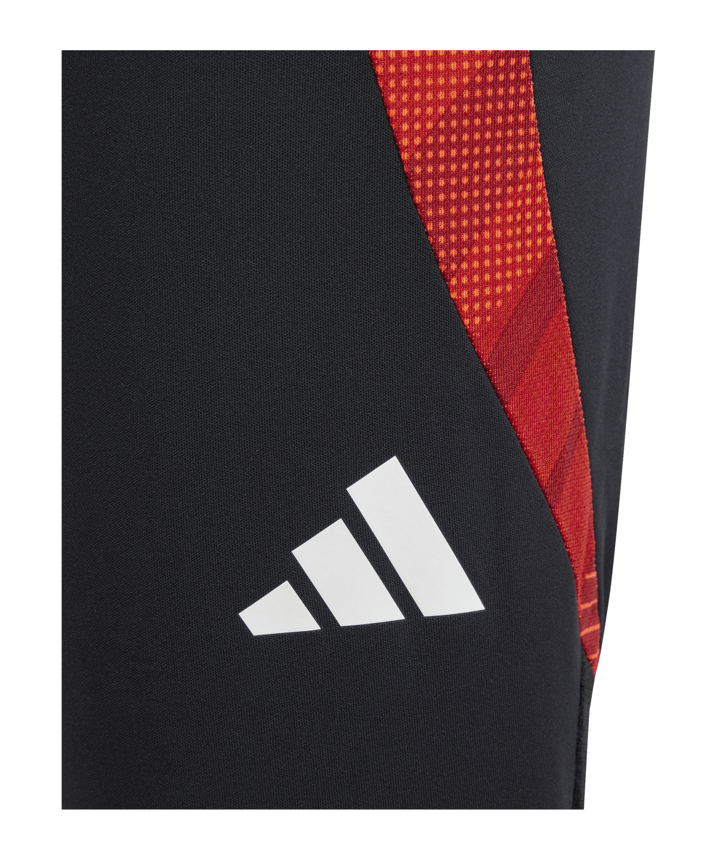 adidas Tiro 24 Competition Trainingshose Kids Schwarz Rot - schwarz