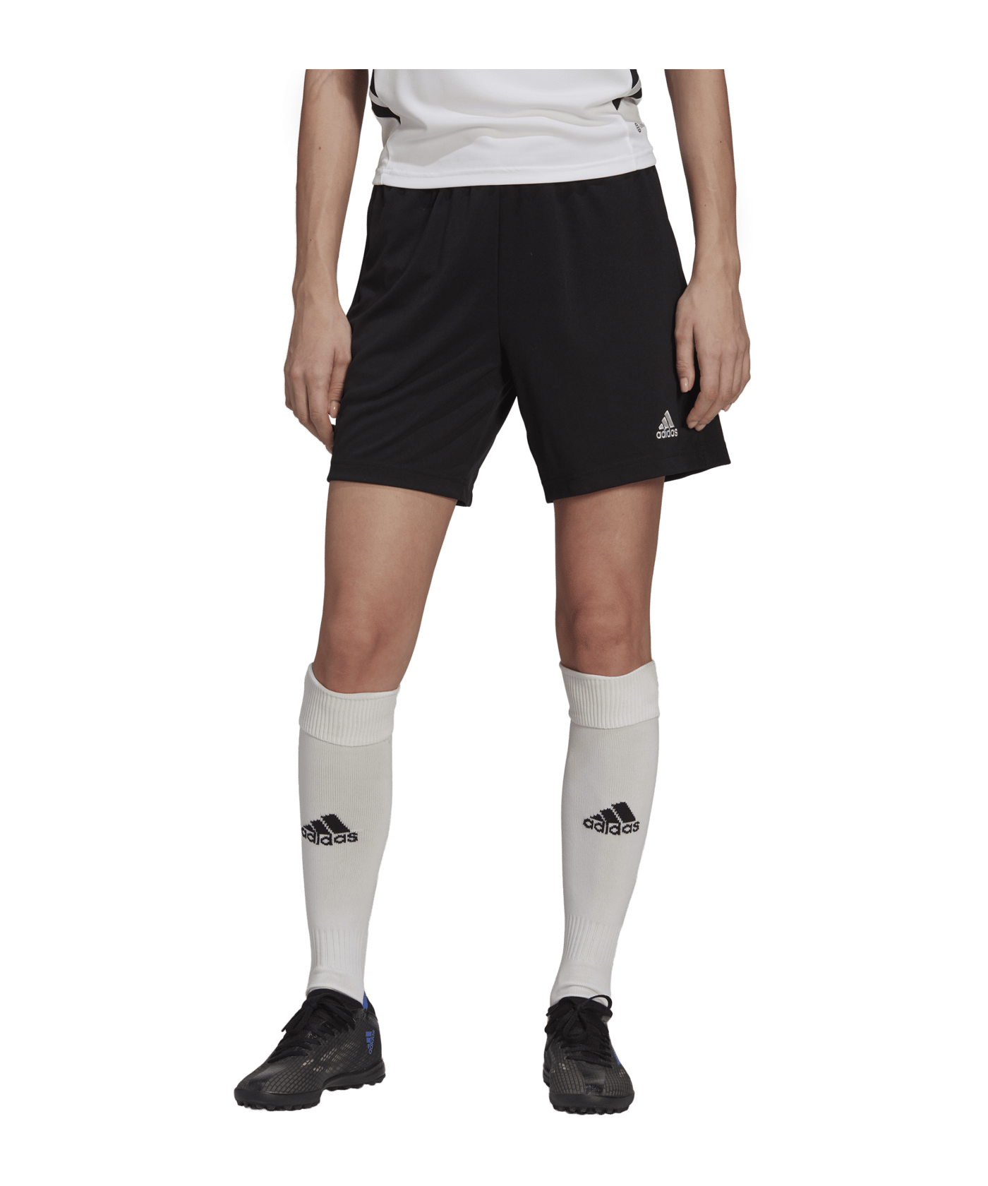adidas Entrada 22 Trainingsshort Damen Schwarz - schwarz