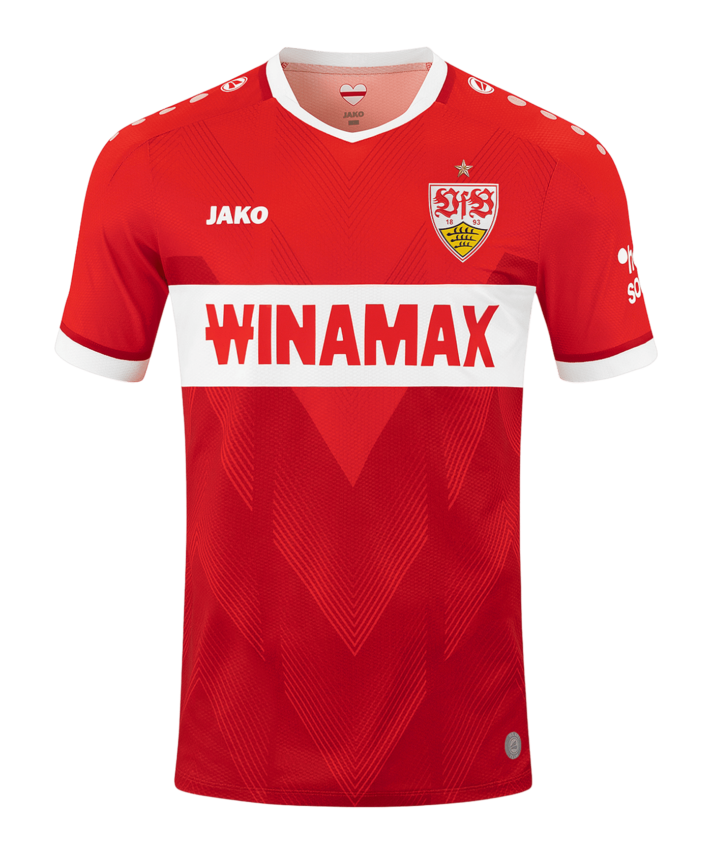 JAKO VfB Stuttgart Trikot Away 2024/2025 Rot F110 - rot