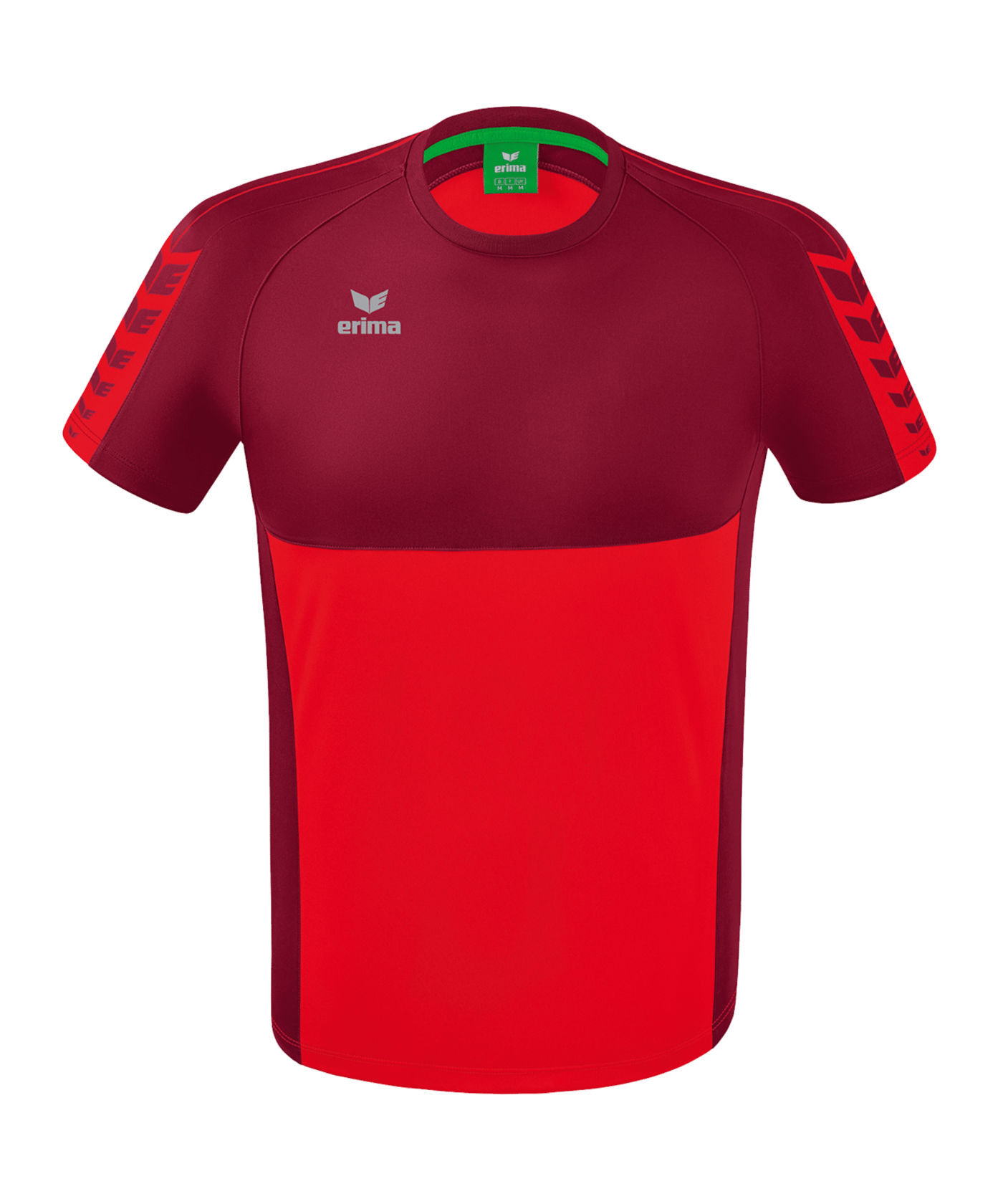 Erima Six Wings T-Shirt Kids Rot Dunkelrot - rot