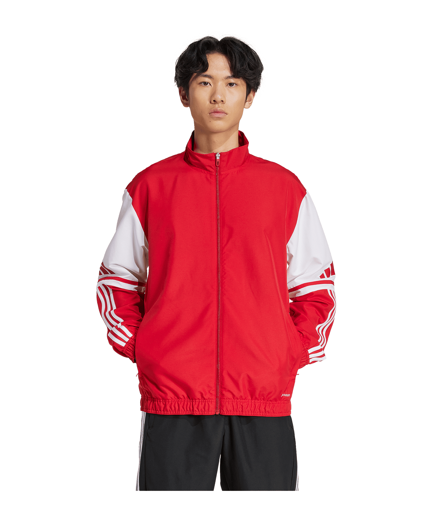 adidas Präsentationsjacke Rot - rot