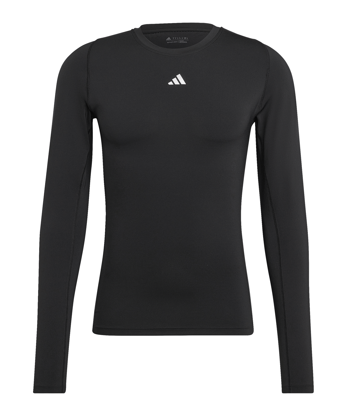 adidas Techfit Aeroready Sweatshirt Schwarz - schwarz