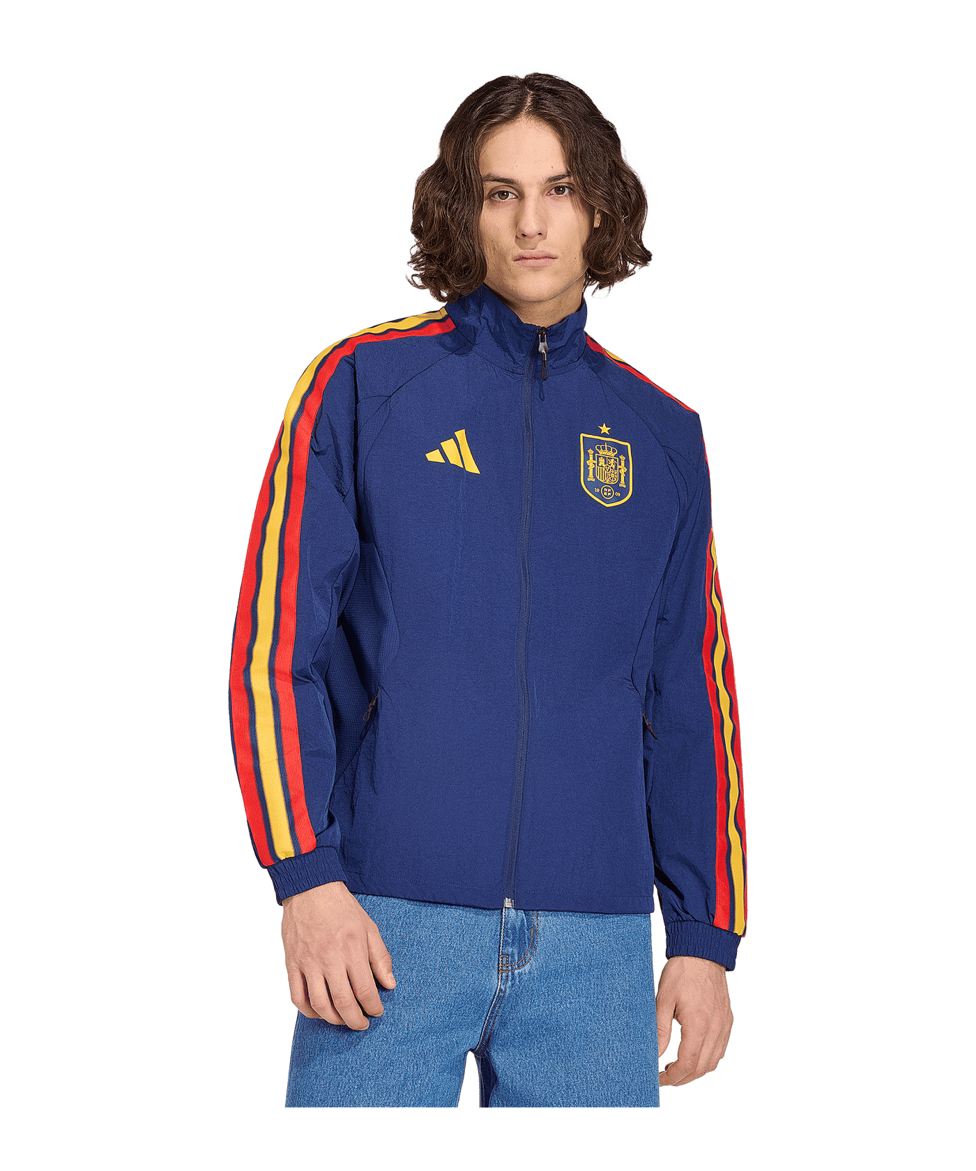adidas FEF Ecuador AN Jacke Blau - blau