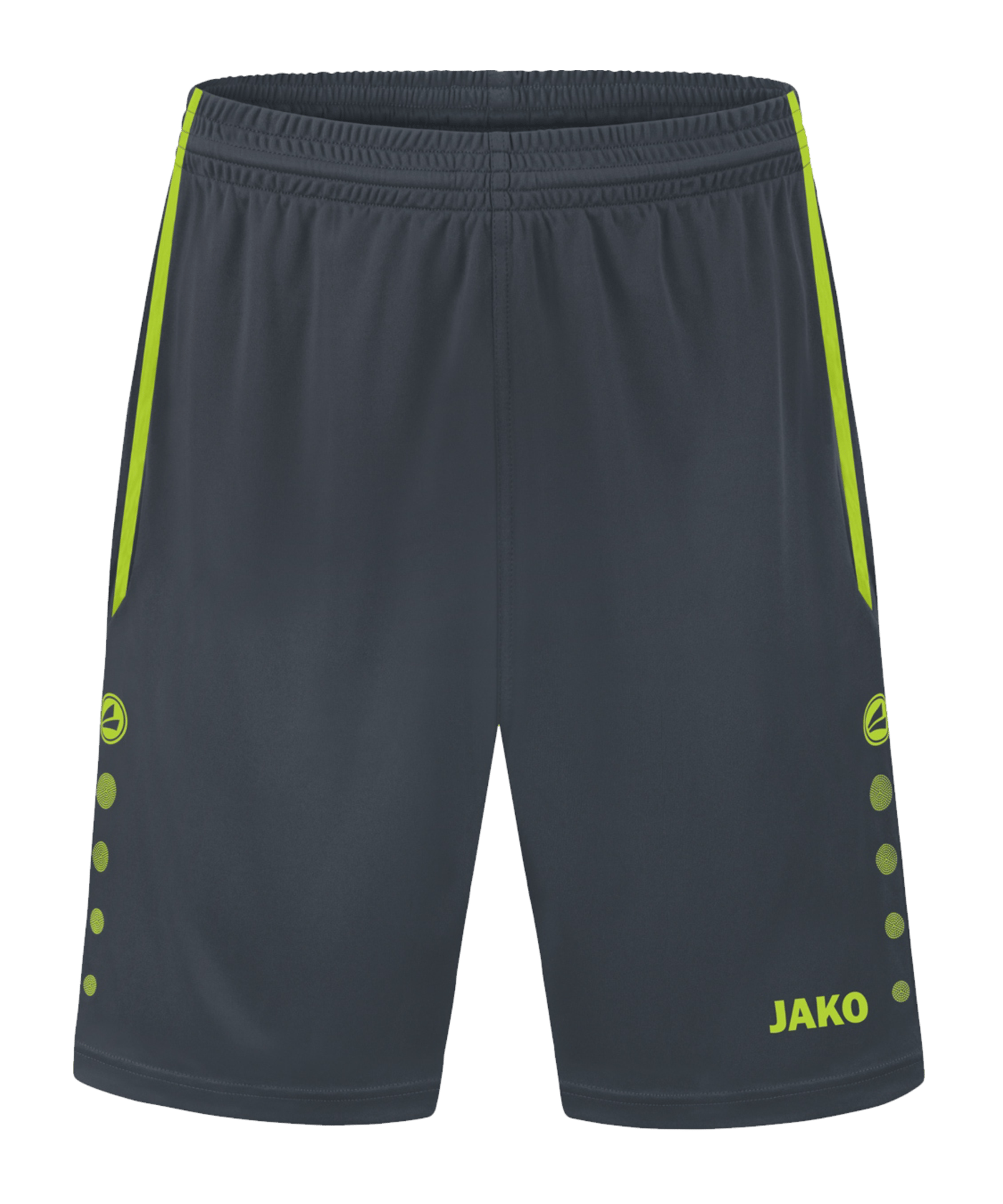 JAKO Allround Trainingsshort Kids Grau Grün F833 - grau