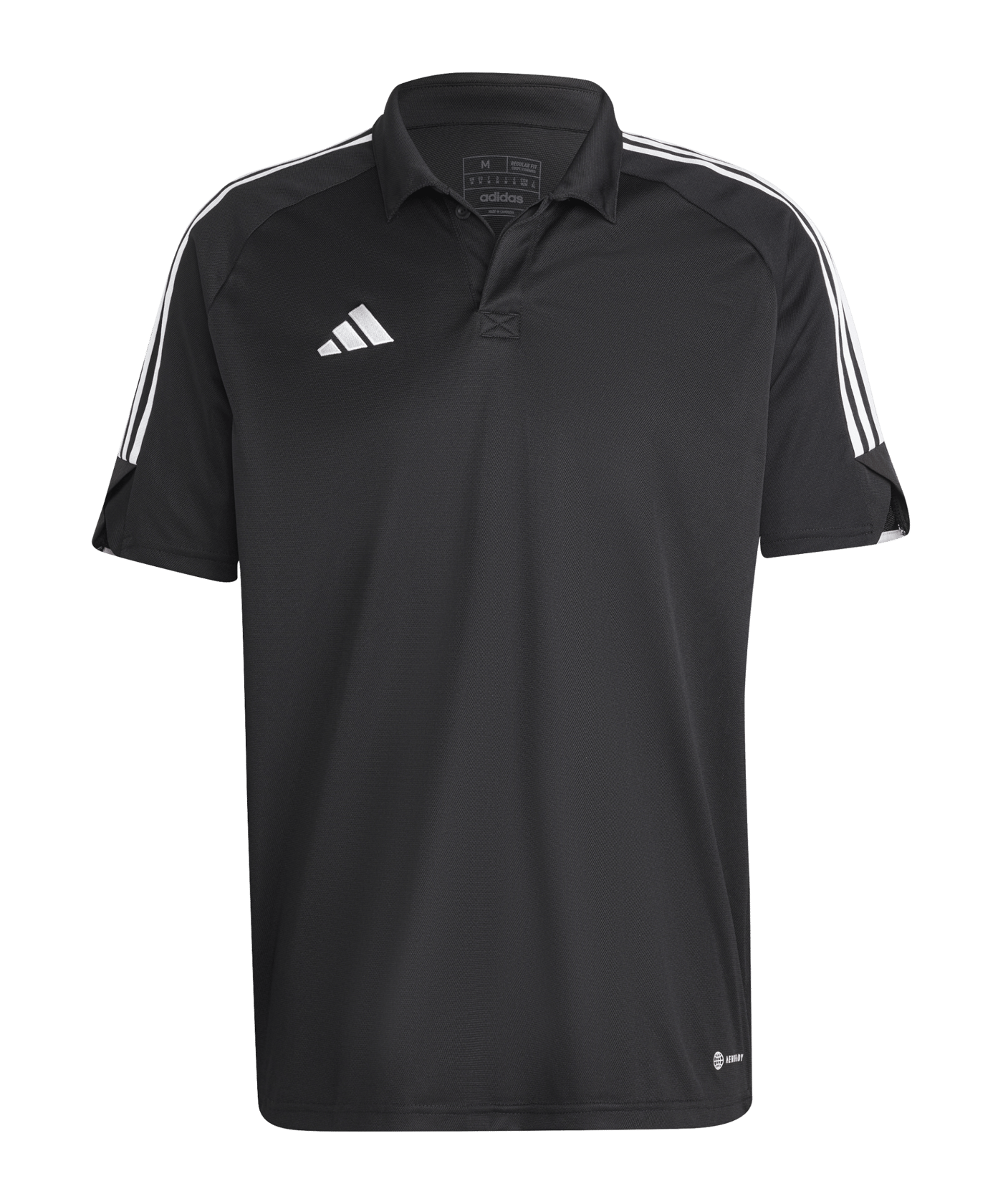 adidas Tiro 23 Poloshirt Schwarz - schwarz