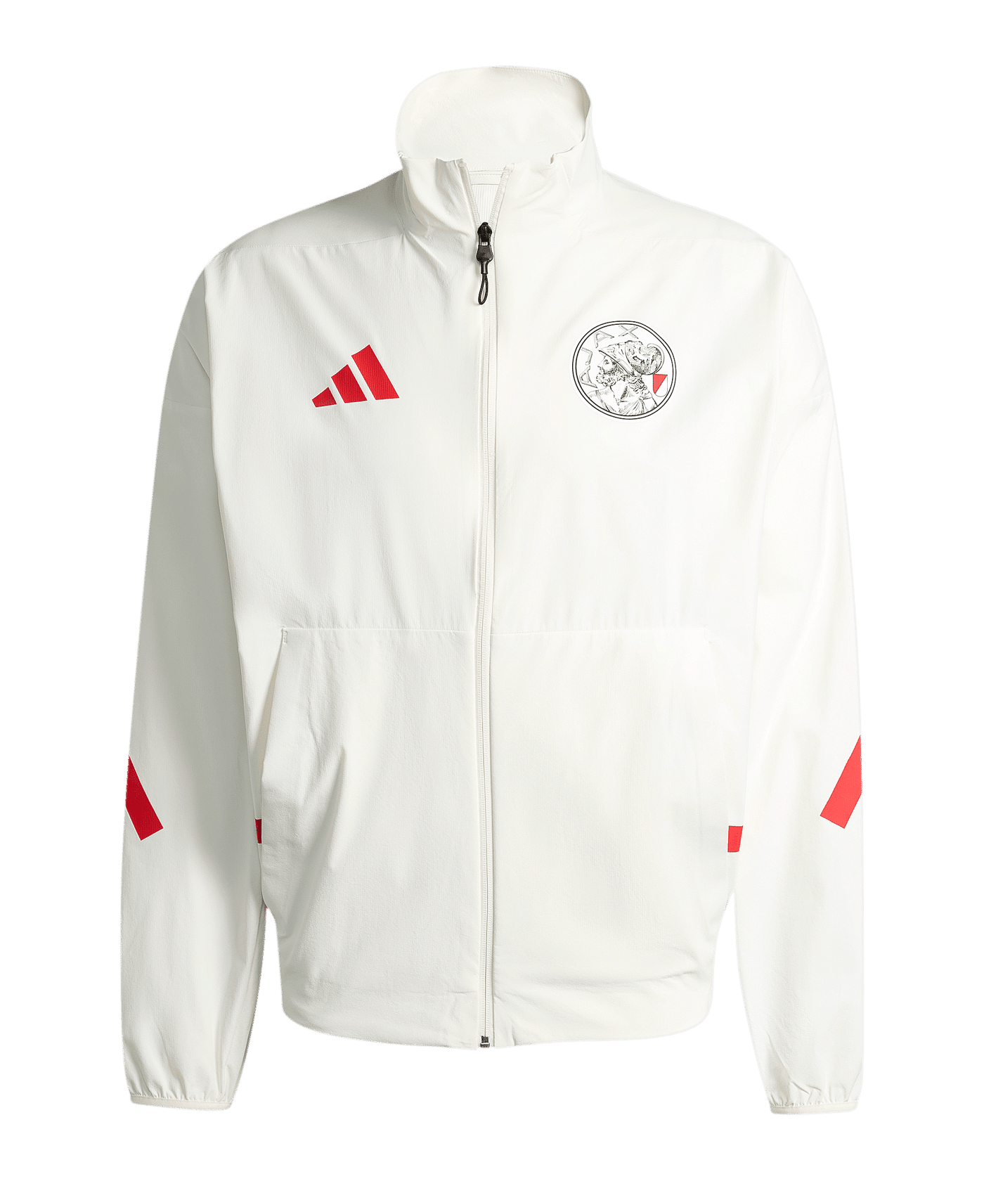 adidas Ajax Amsterdam Anthem Jacke Weiß - weiss