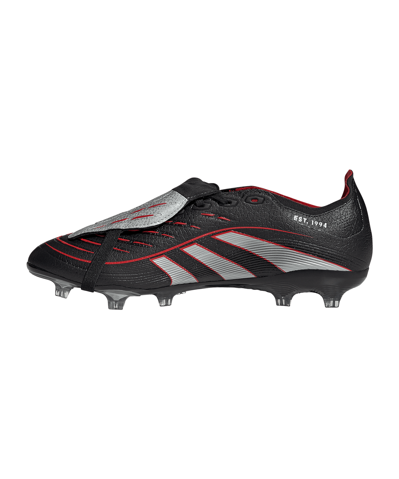 adidas Predator League FT FG/MG Obsidian Strike Schwarz - schwarz