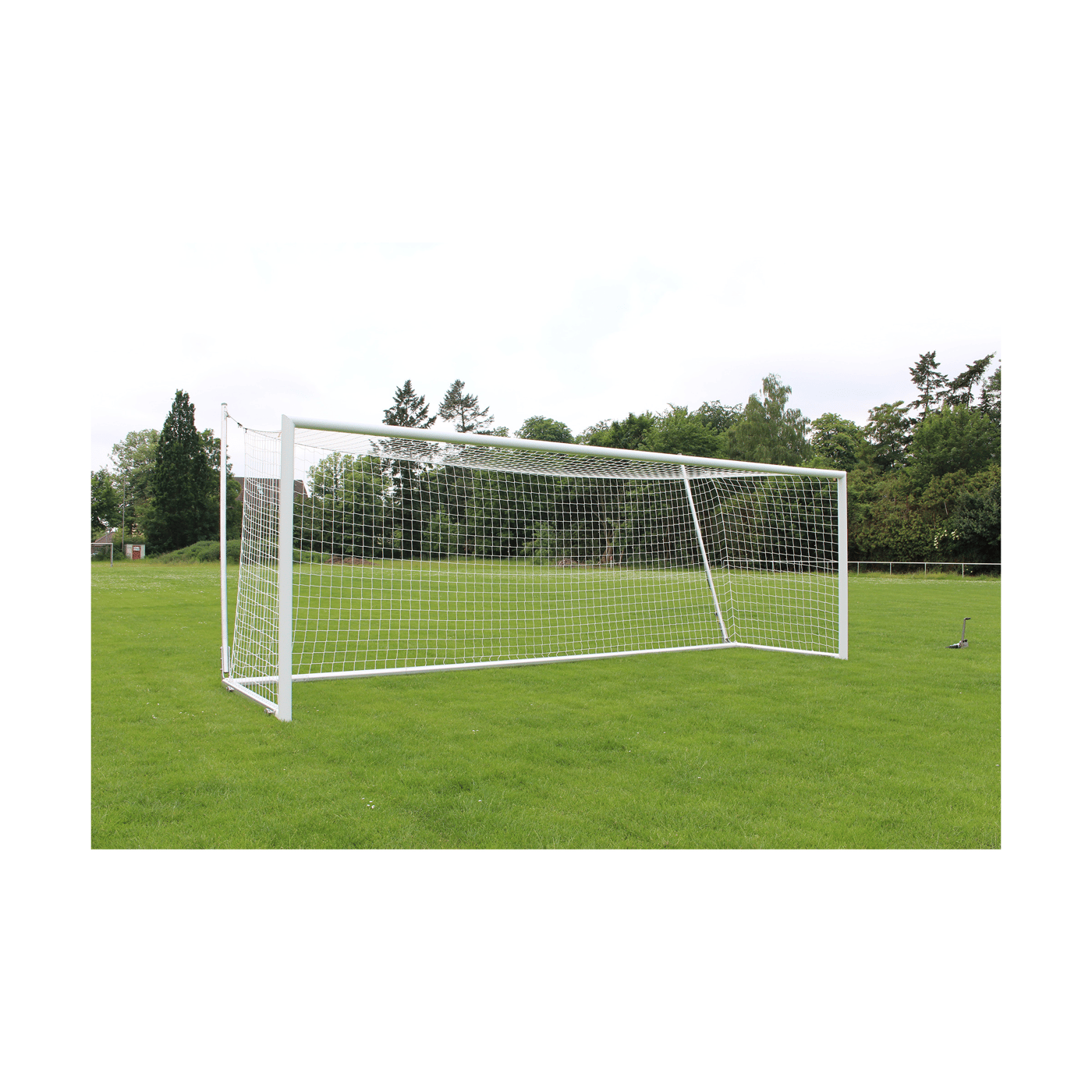 Stadiontor 7,32 x 2,44 m Weiss | - weiss