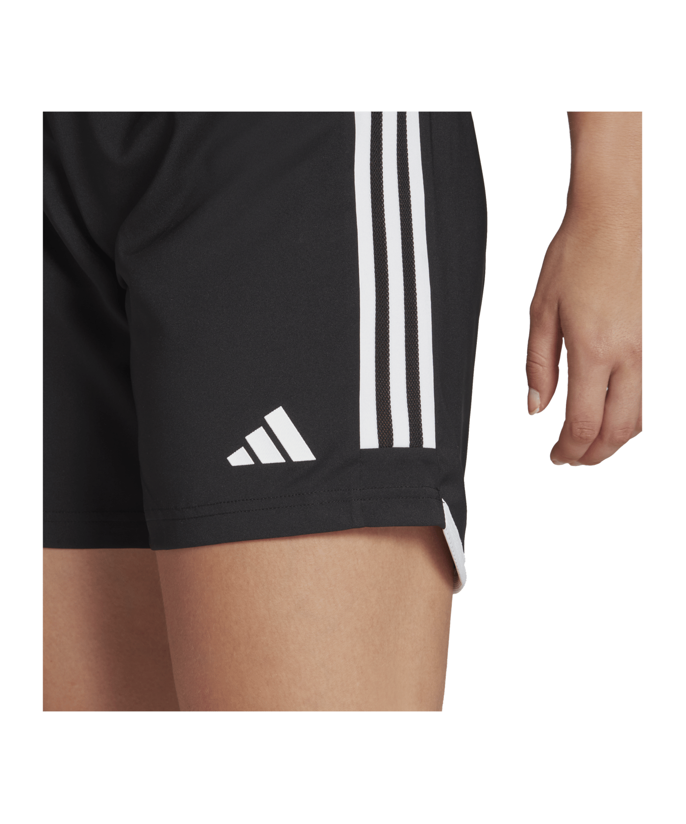 adidas Tiro 23 Competition Match Short Damen Schwarz Weiss - schwarz