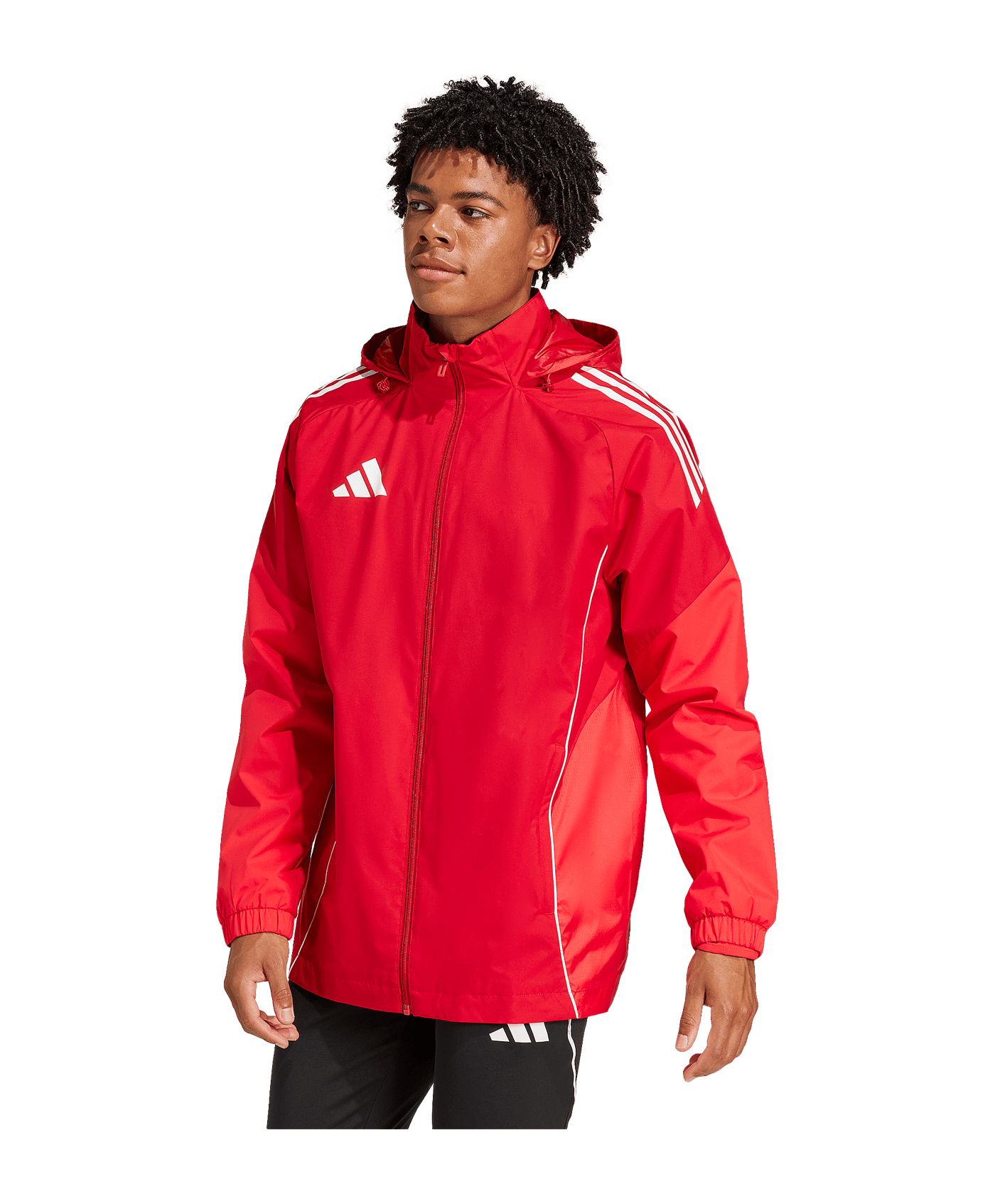 adidas Tiro 25 Competition Regenjacke Rot | - rot