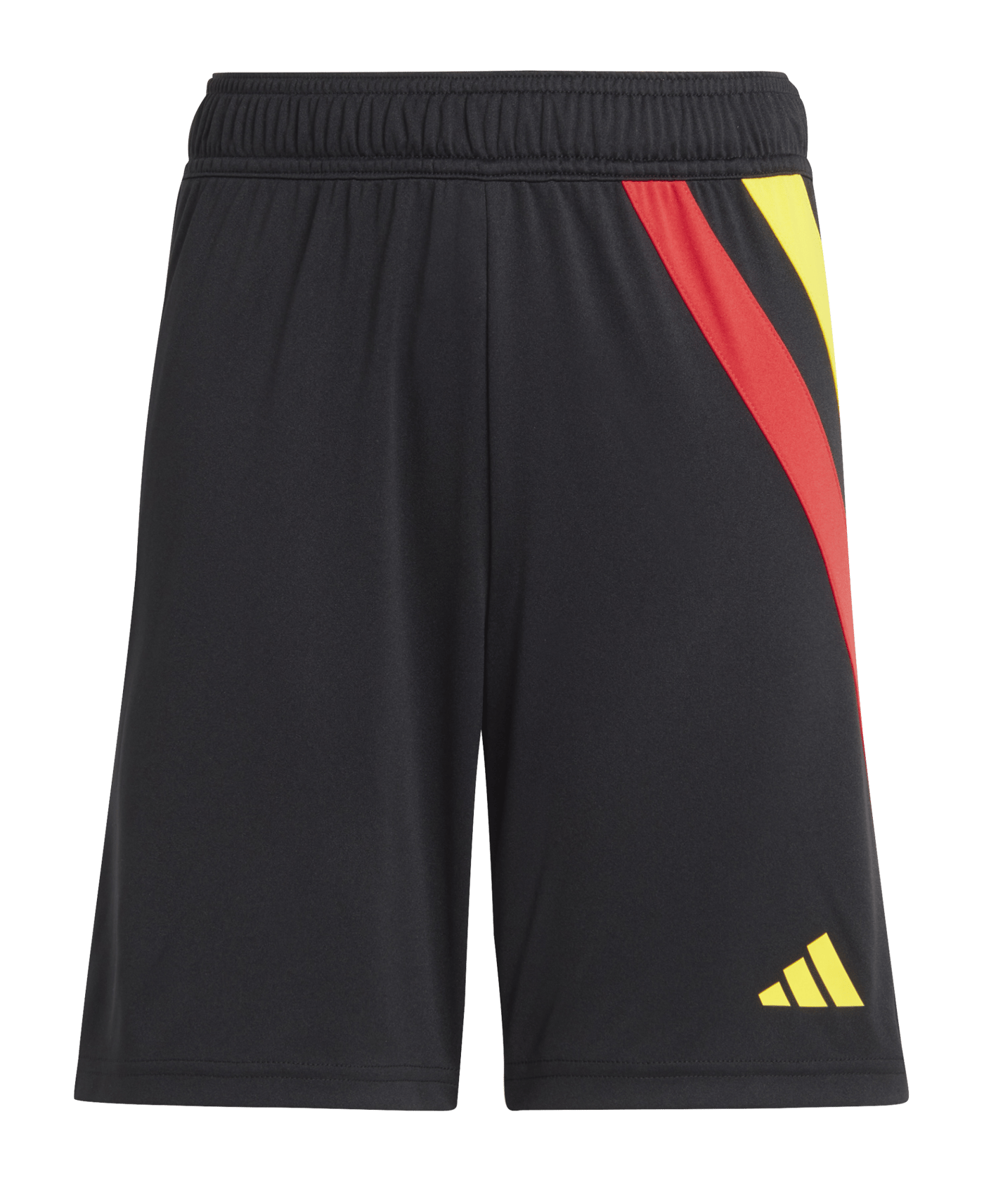adidas Fortore 23 Short Kids Schwarz Rot Gelb - schwarz