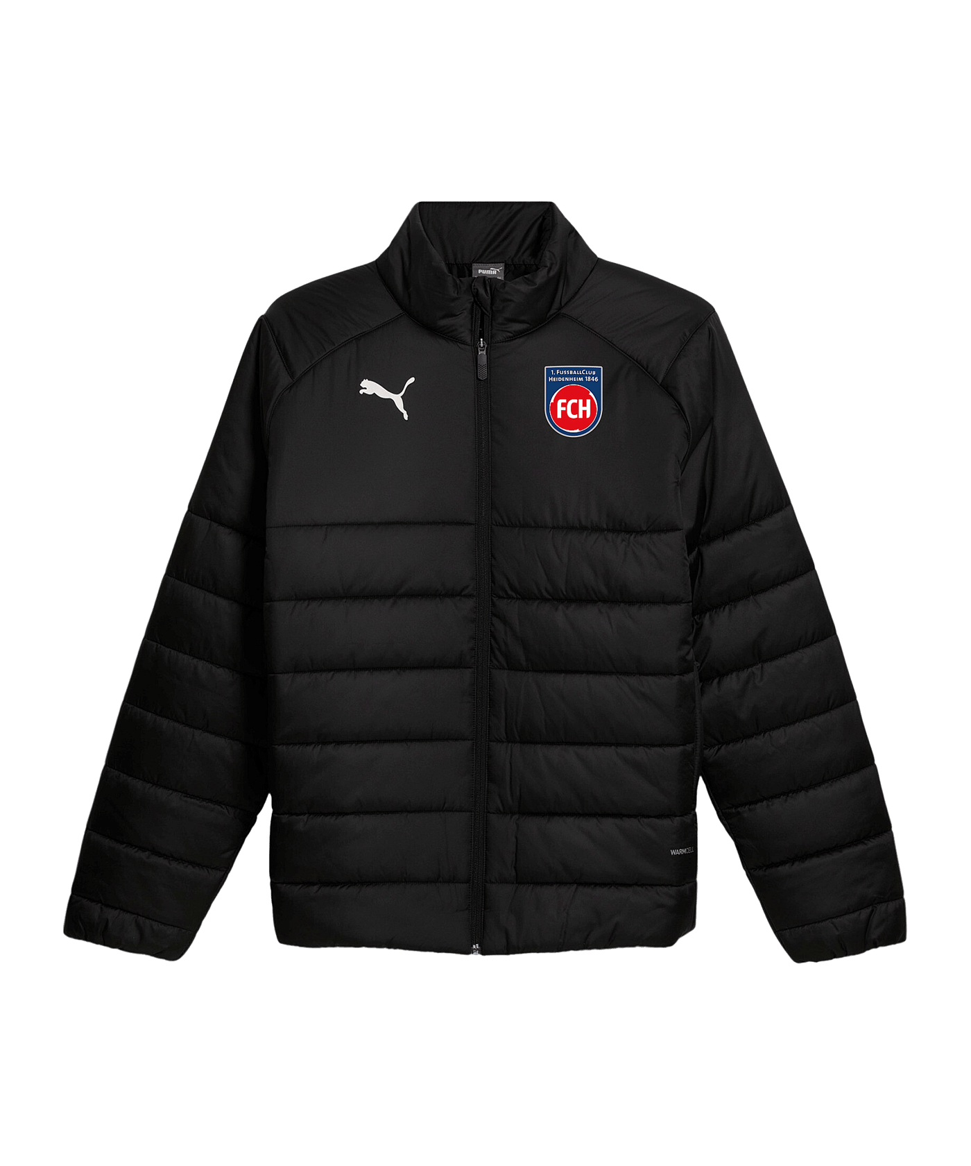 PUMA 1. FC Heidenheim Padded Jacke Schwarz F03 - schwarz