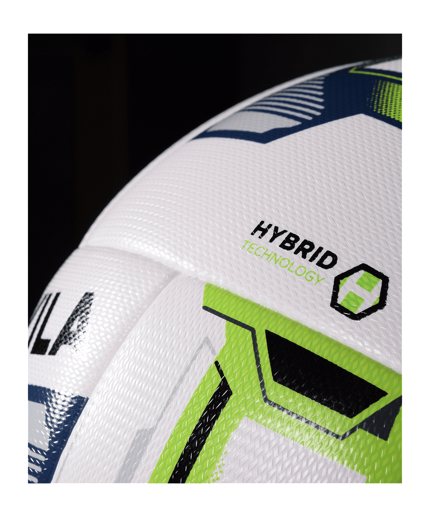 Cawila NEXUS T24 HYBRID Fussball Trainingsball Schwarz Neon - schwarz