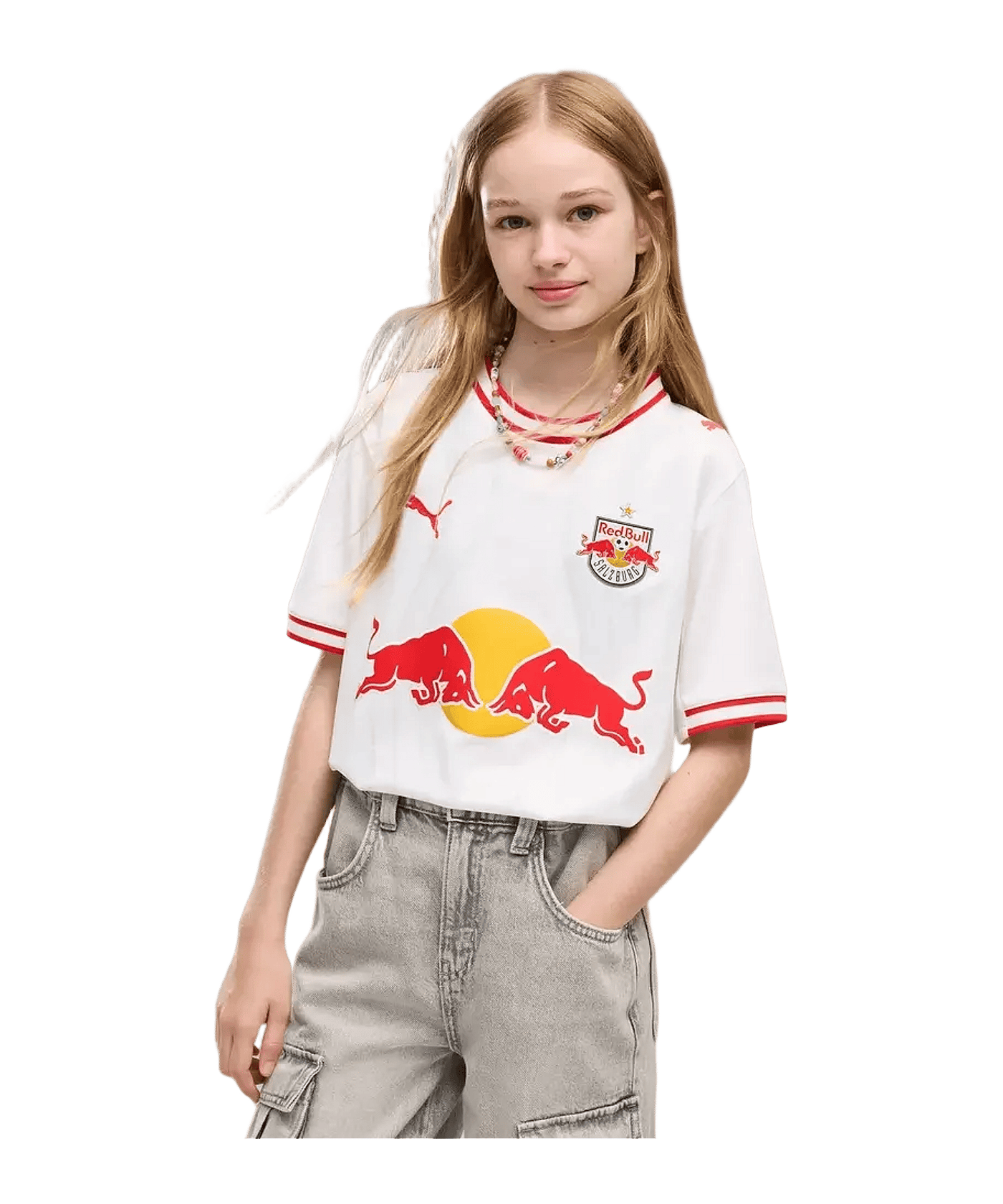 PUMA Red Bull Salzburg Replica Trikot Home 2026/2027 Kids Weiß F01 - weiss