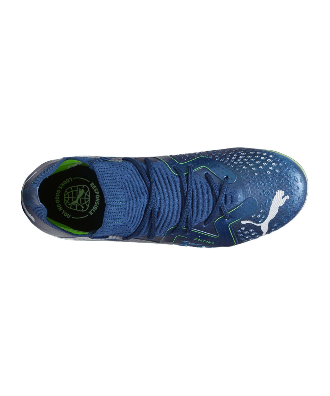 PUMA FUTURE Pro FG/AG Jr Gear Up Kids Blau Weiss F03 - blau