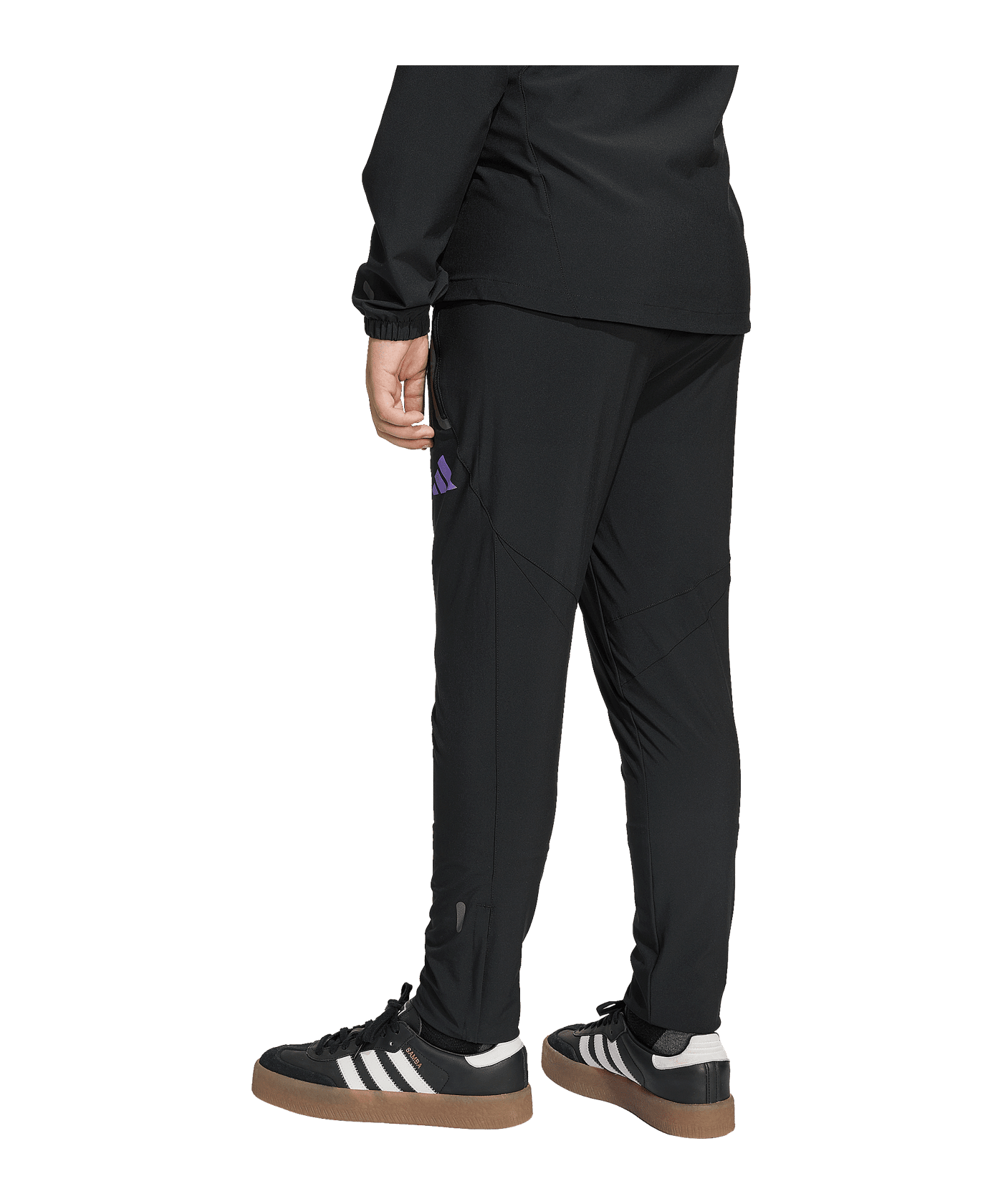 adidas Manchester United Vis Tech Travel Jogginghose Kids Schwarz - schwarz